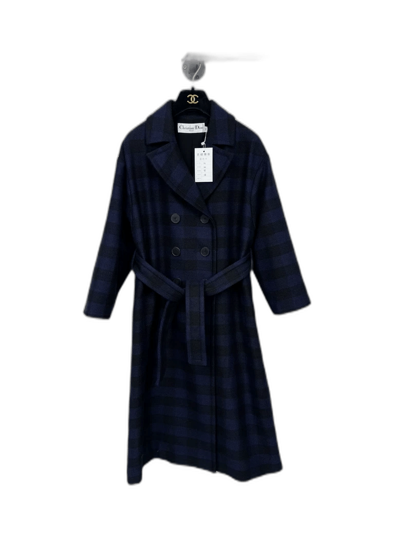 Dior Wool Overcoat with Belt