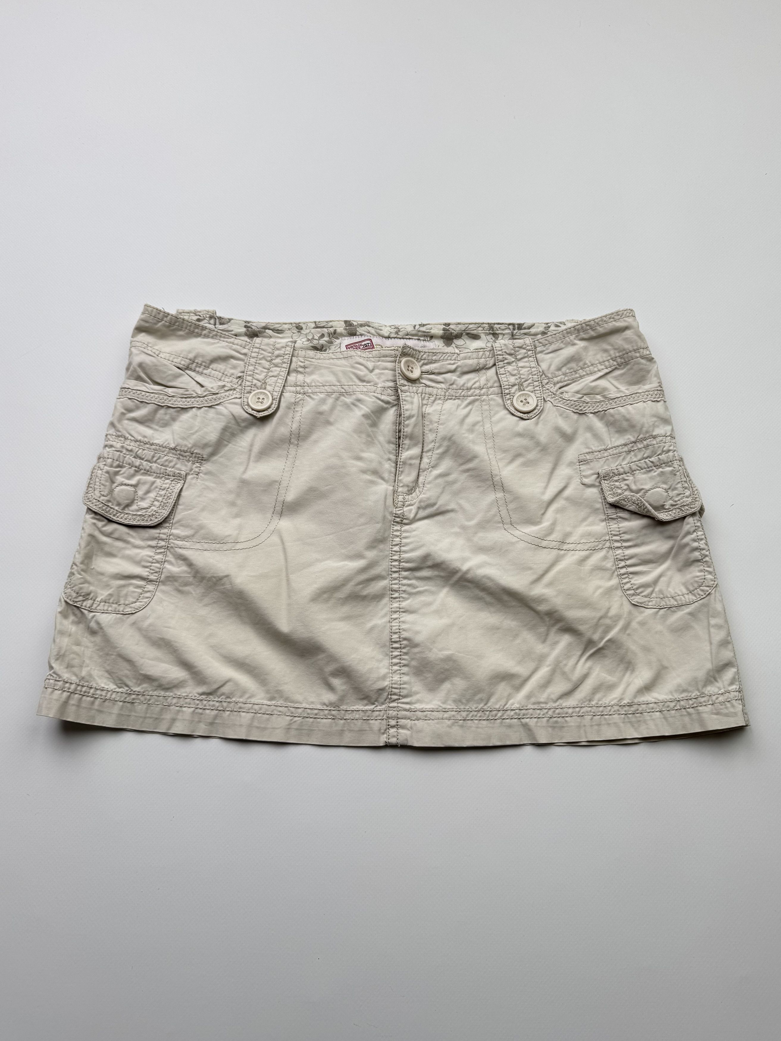 Vintage Vintage Cargo Mini Skirt B319(V307)E2 Size 29" - 1 Thumbnail