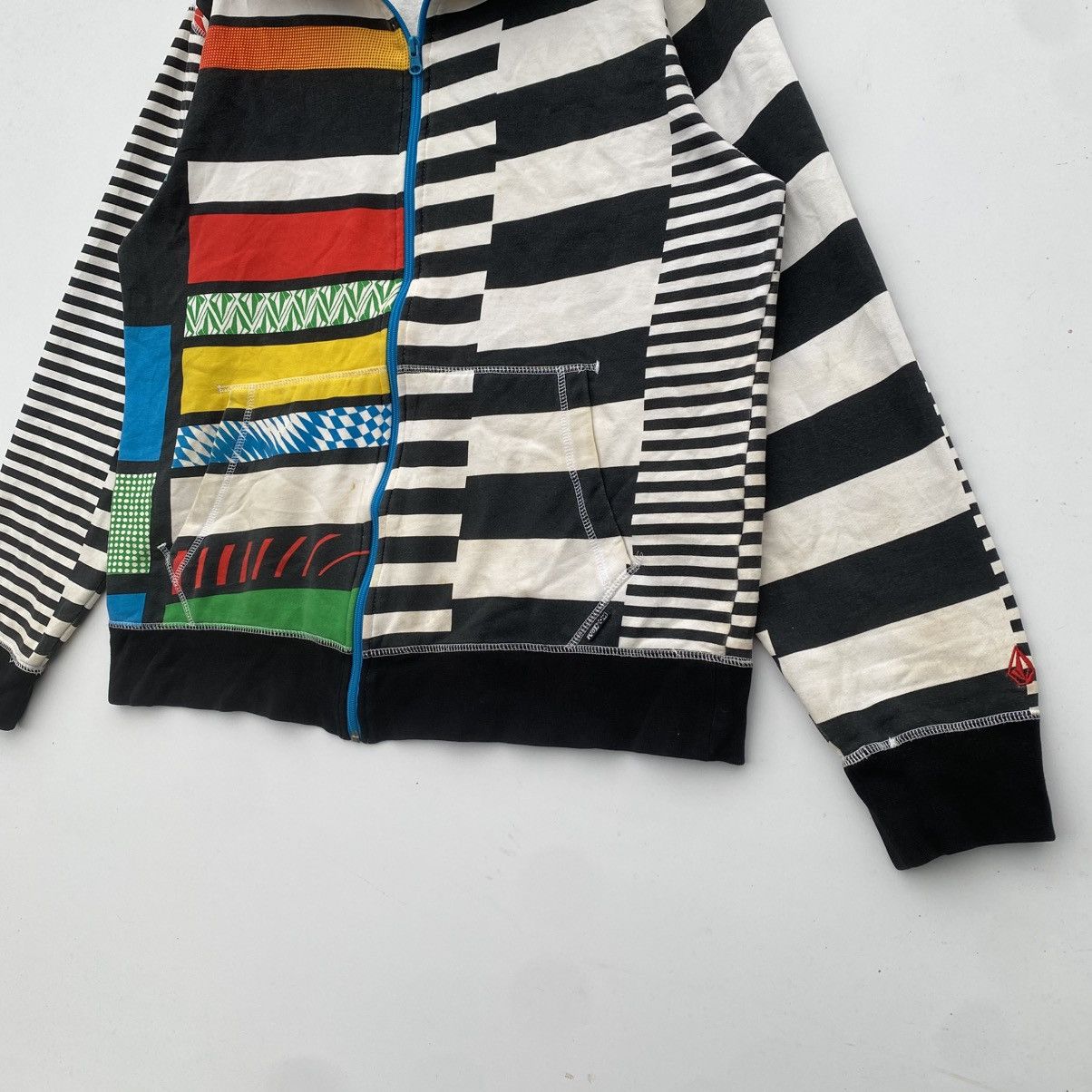Volcom 🔥OG VOLCOM ‘Zip It’ Multicolour Sweater Iconic Ryan Sheckler Size US M / EU 48-50 / 2 - 7 Thumbnail