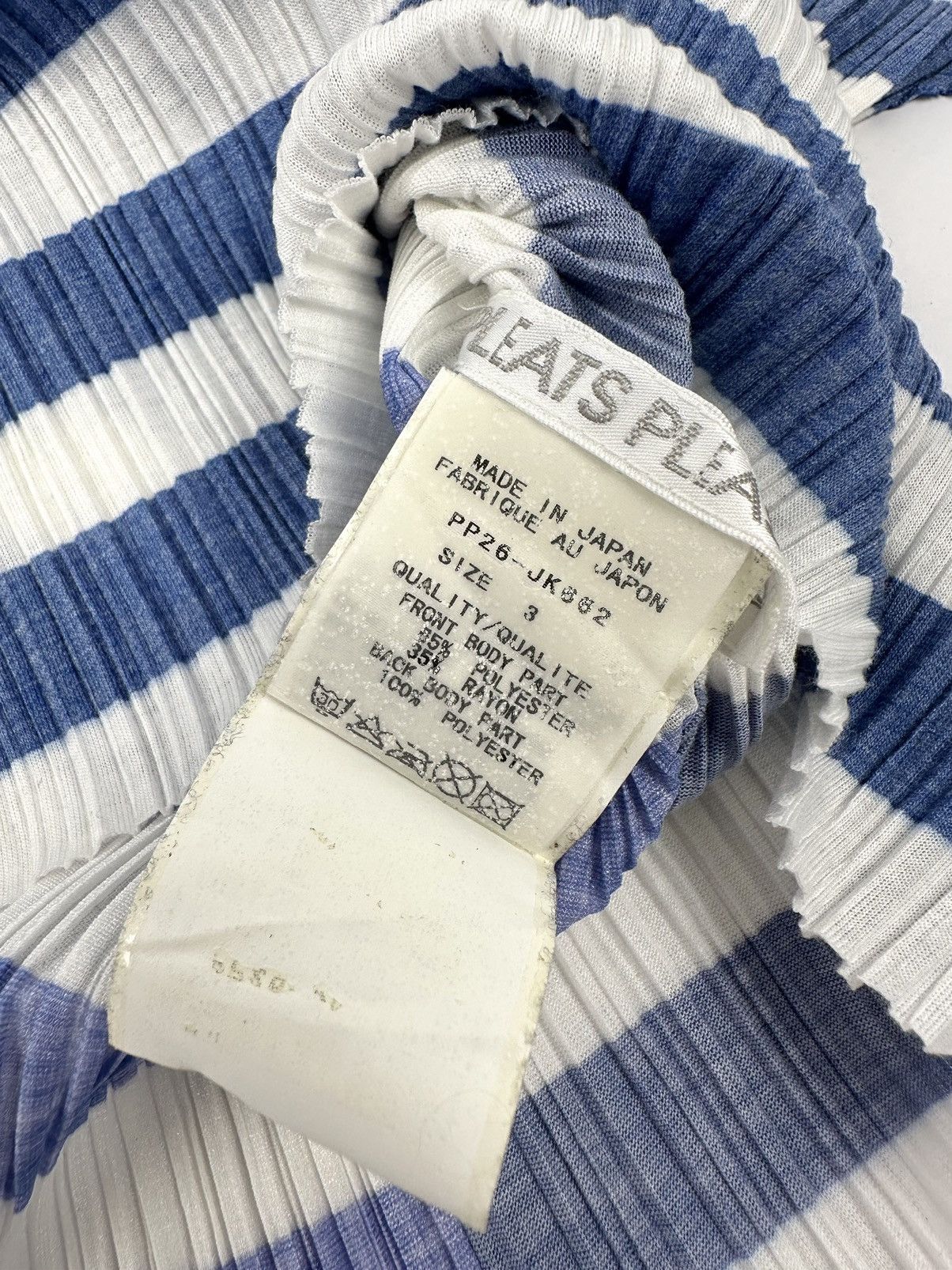 Issey Miyake × Pleats Please Issey Miyake Issey Miyake Pleats Please Stripped Pattern Sleeveless Size M / US 6-8 / IT 42-44 - 11 Thumbnail