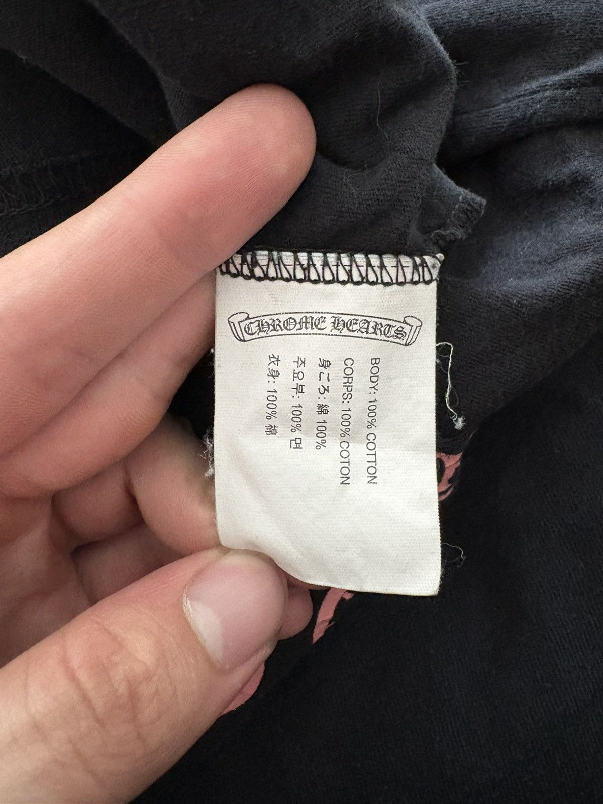 Chrome Hearts Pink chrome text longsleeve Size US XL / EU 56 / 4 - 3 Thumbnail