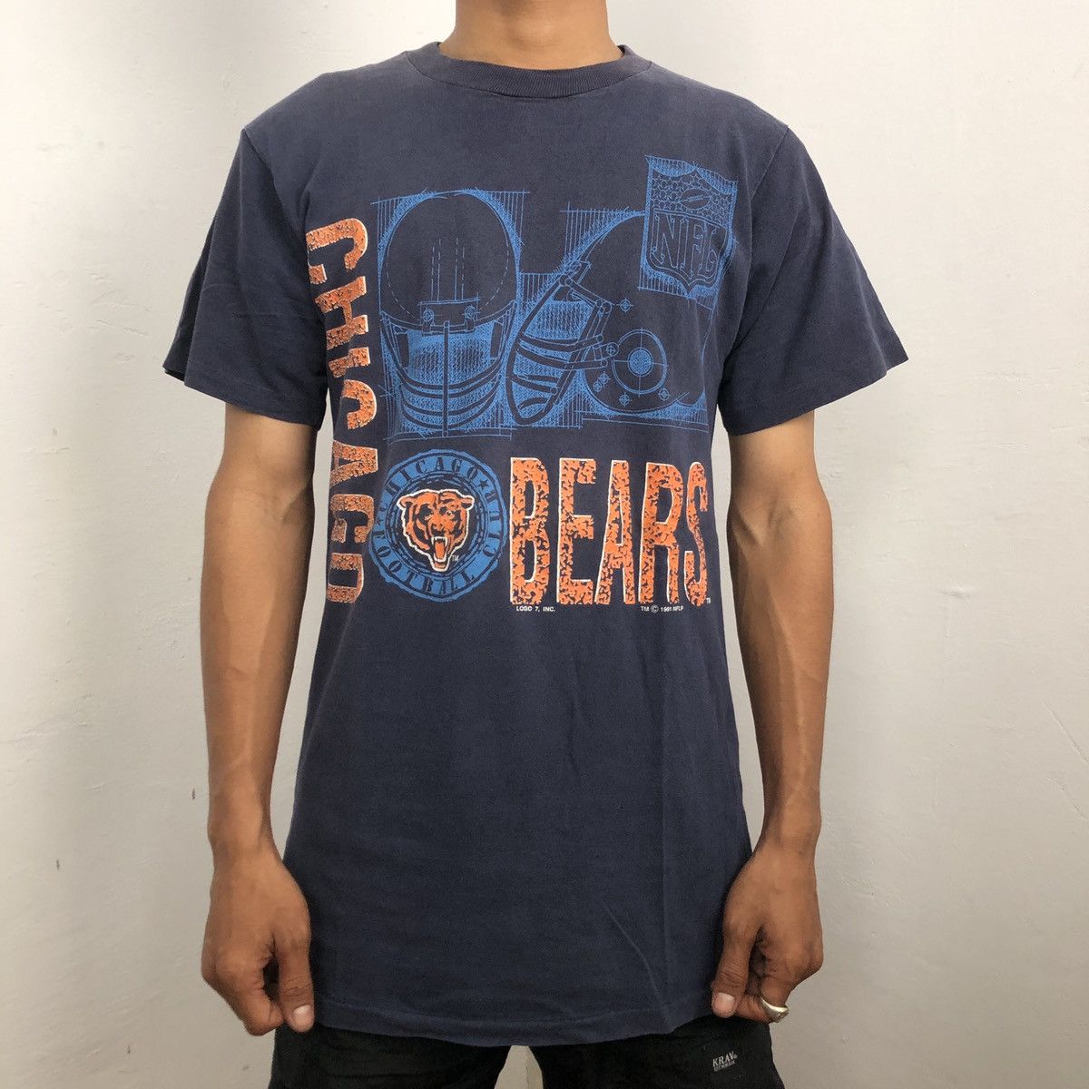 NFL × Vintage Vintage Chicago Bears 1991 t-shirt Size US M / EU 48-50 / 2 - 3 Thumbnail