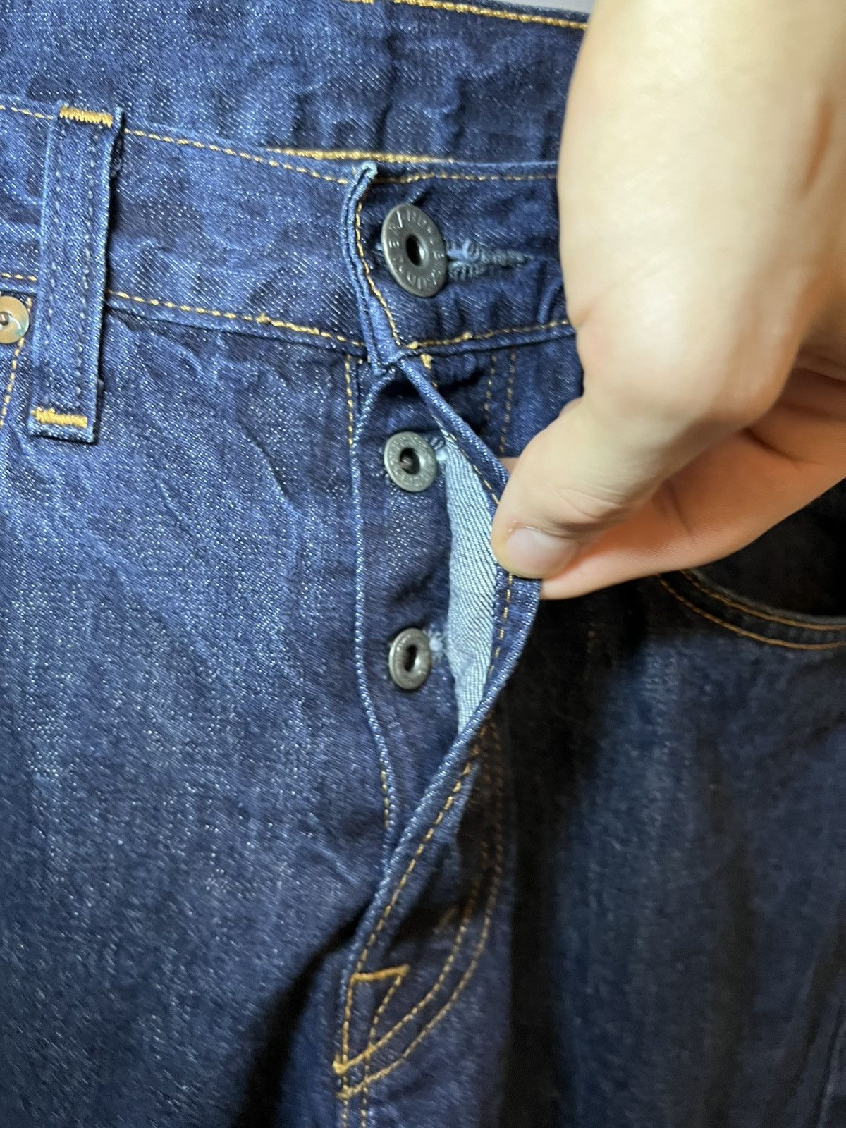 J Brand Vintage J. Brand raw blue selvedge denim slim skinny jeans Size US 34 / EU 50 - 9 Thumbnail