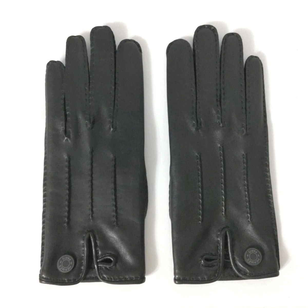 image of Hermes Gloves in Black, Women's
