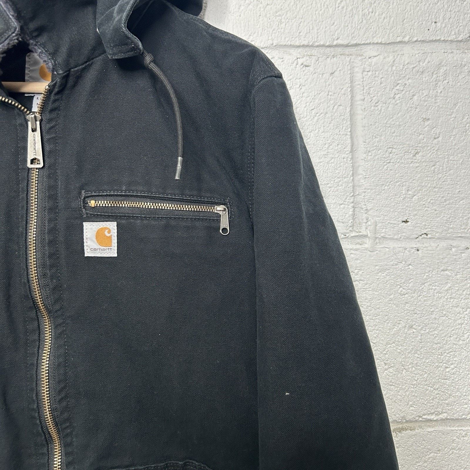 Carhartt Carhartt Sherpa-Lined Wildwood Jacket “Washed Black” Size XL / US 12-14 / IT 48-50 - 3 Thumbnail
