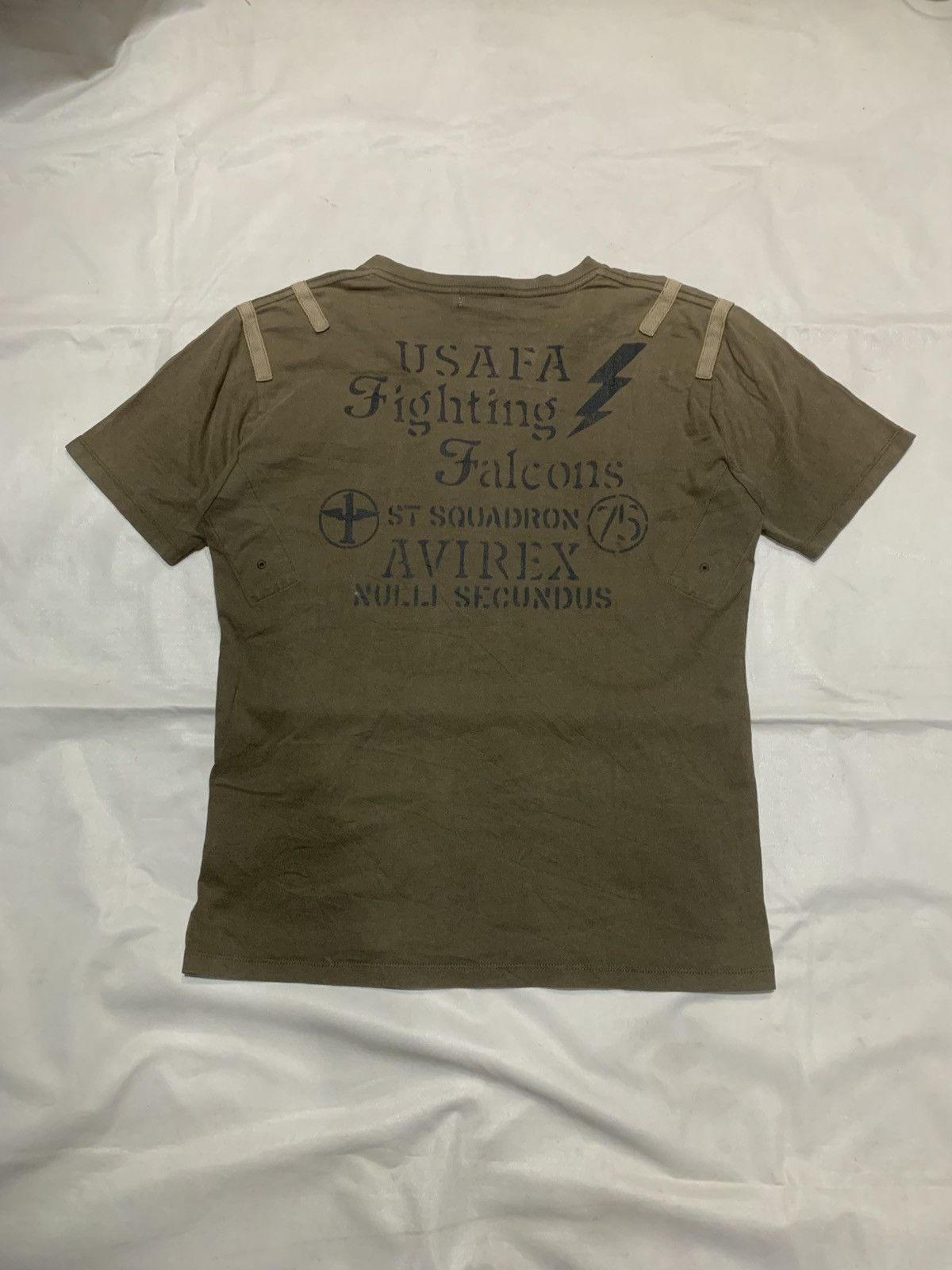 Avirex × Marithe + Francois Girbaud Vintage Avirex Pocket Patch Poem Tee Shirt Size US M / EU 48-50 / 2 - 14 Thumbnail