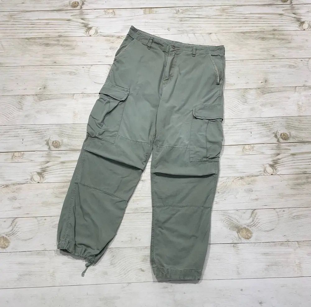 Carhartt Vintage Carhartt Cargo Pants 90s Distrissed Grey Size US 32 / EU 48 - 2 Thumbnail