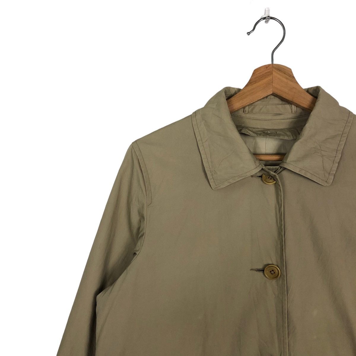 Margaret Howell 🔥VINTAGE MHL BY MARGARET HOWELL LONG FLY COAT Size US M / EU 48-50 / 2 - 7 Thumbnail
