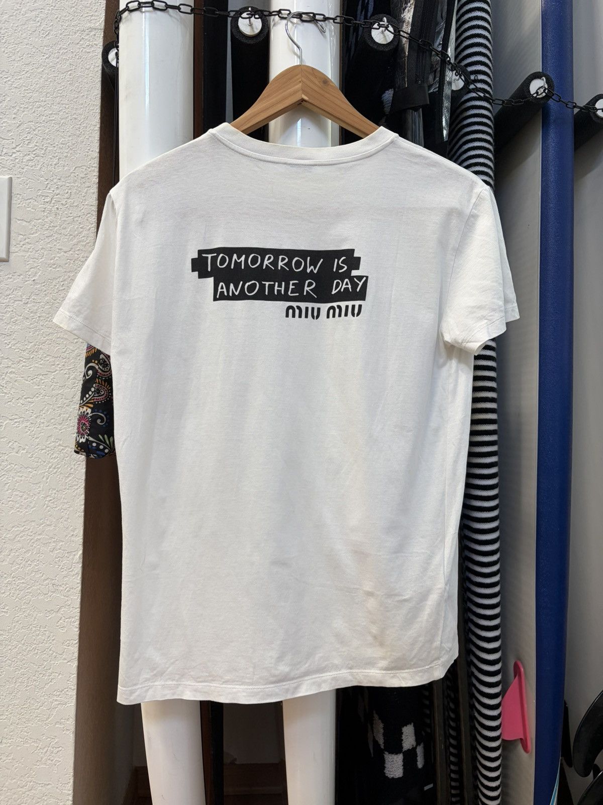 Miu Miu One Day Love T Shirt Size US M / EU 48-50 / 2 - 5 Thumbnail