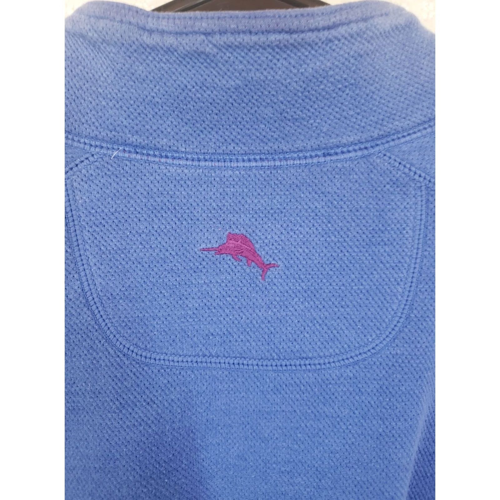 Tommy Bahama Tommy Bahama Sweater Mens XXL 2XL Reversible Quarter Zip Cadet Blue Purple Size US XXL / EU 58 / 5 - 7 Thumbnail