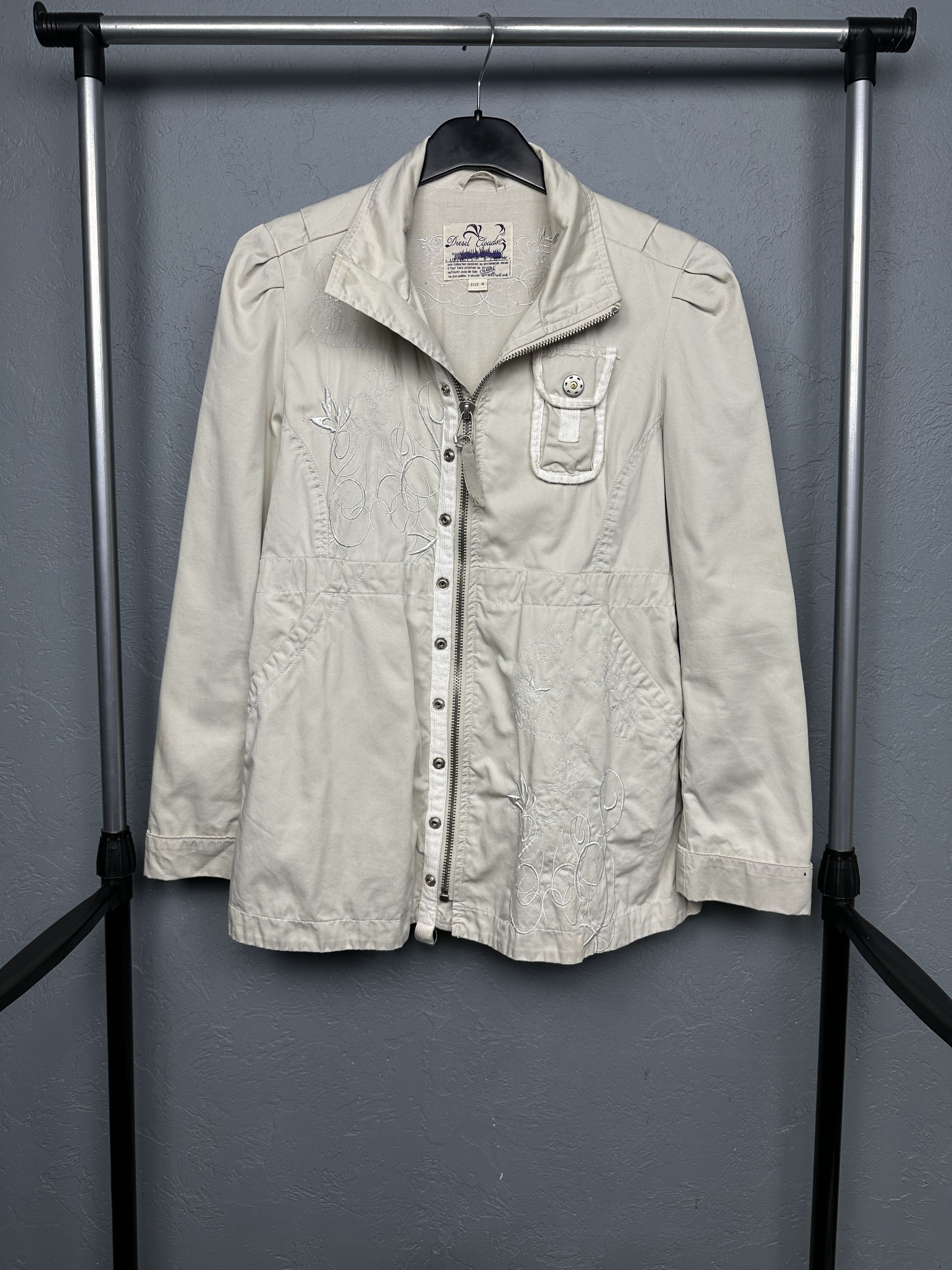 Diesel Diesel Clouds Womens Utility Jacket Size M / US 6-8 / IT 42-44 - 1 Thumbnail