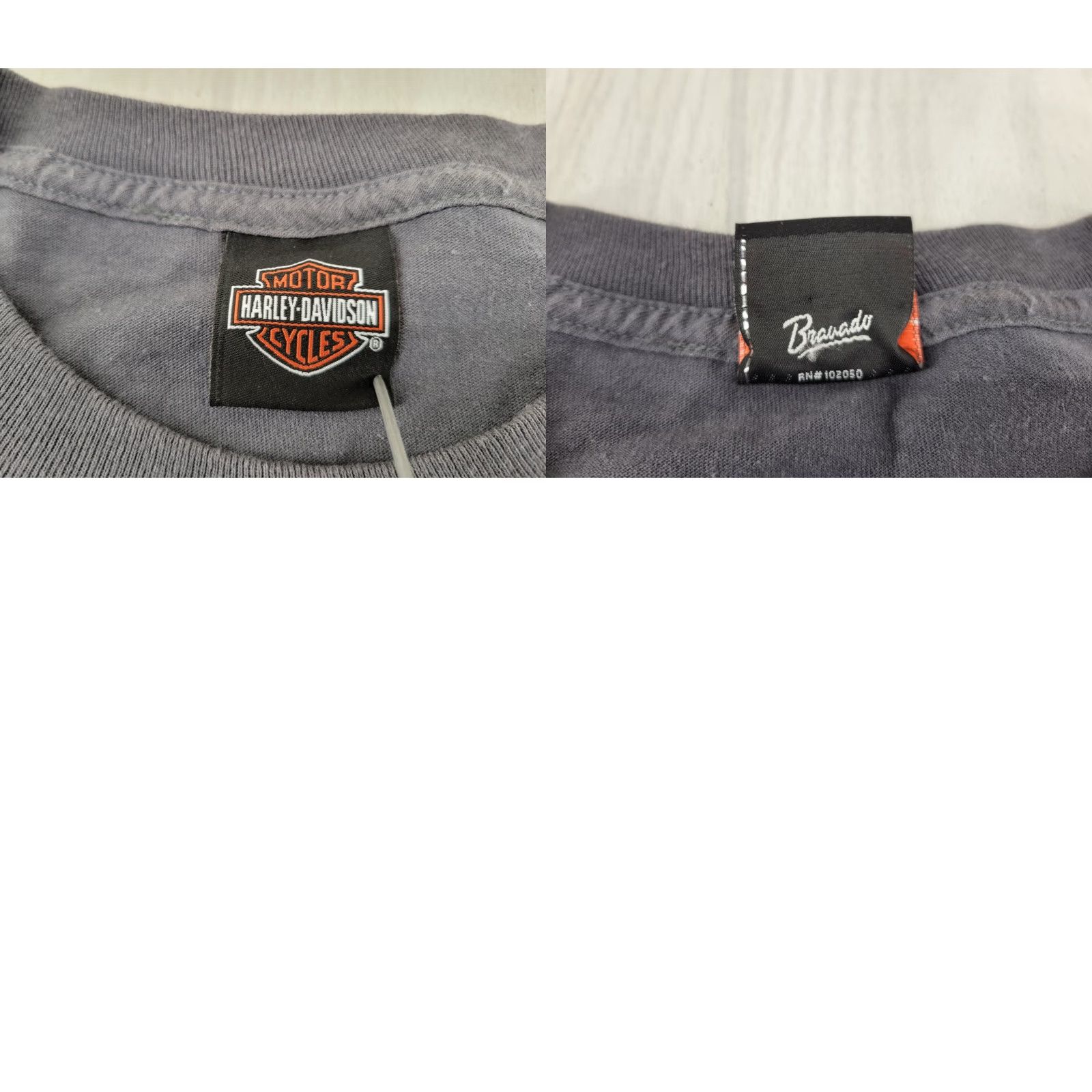 Harley Davidson Harley-Davidson T Shirt Mens XL San Jose California Gray Crew Neck Short Sleeve Cotton Vintage: No Size US XL / EU 56 / 4 - 8 Thumbnail