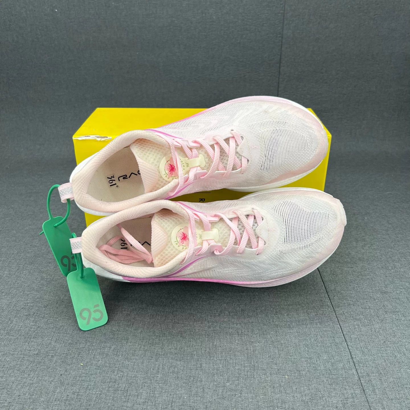 Other 361° Feiran 2 Taohua Yun White/Pink 43 Size US 9 / EU 42 - 5 Thumbnail
