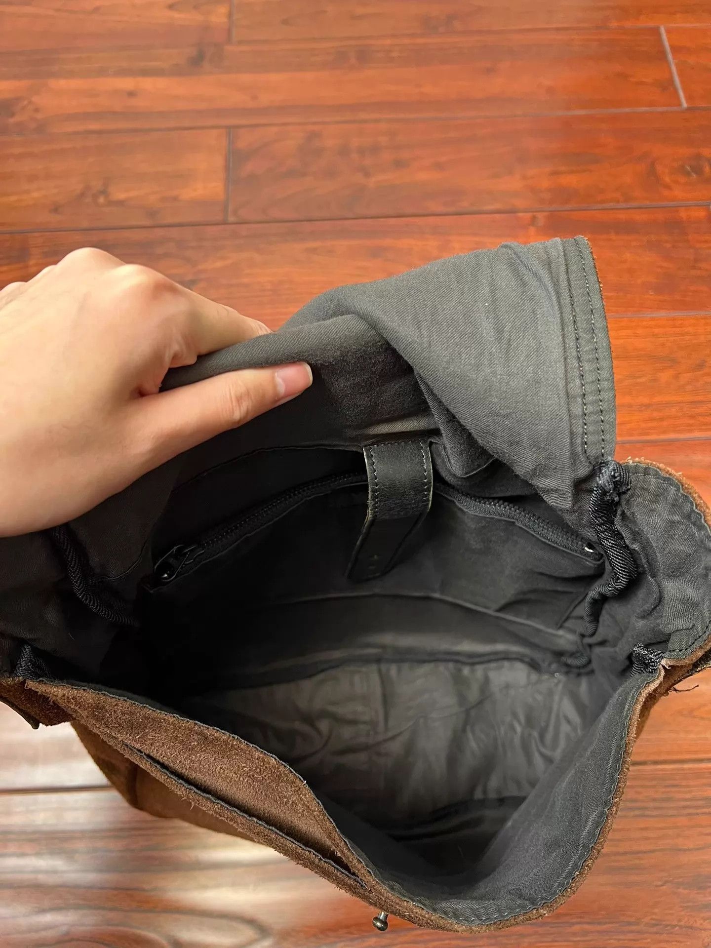 Yohji Yamamoto Yohji Yamamoto YS for Man 90s Suede Crossbody Bag Size ONE SIZE - 9 Thumbnail