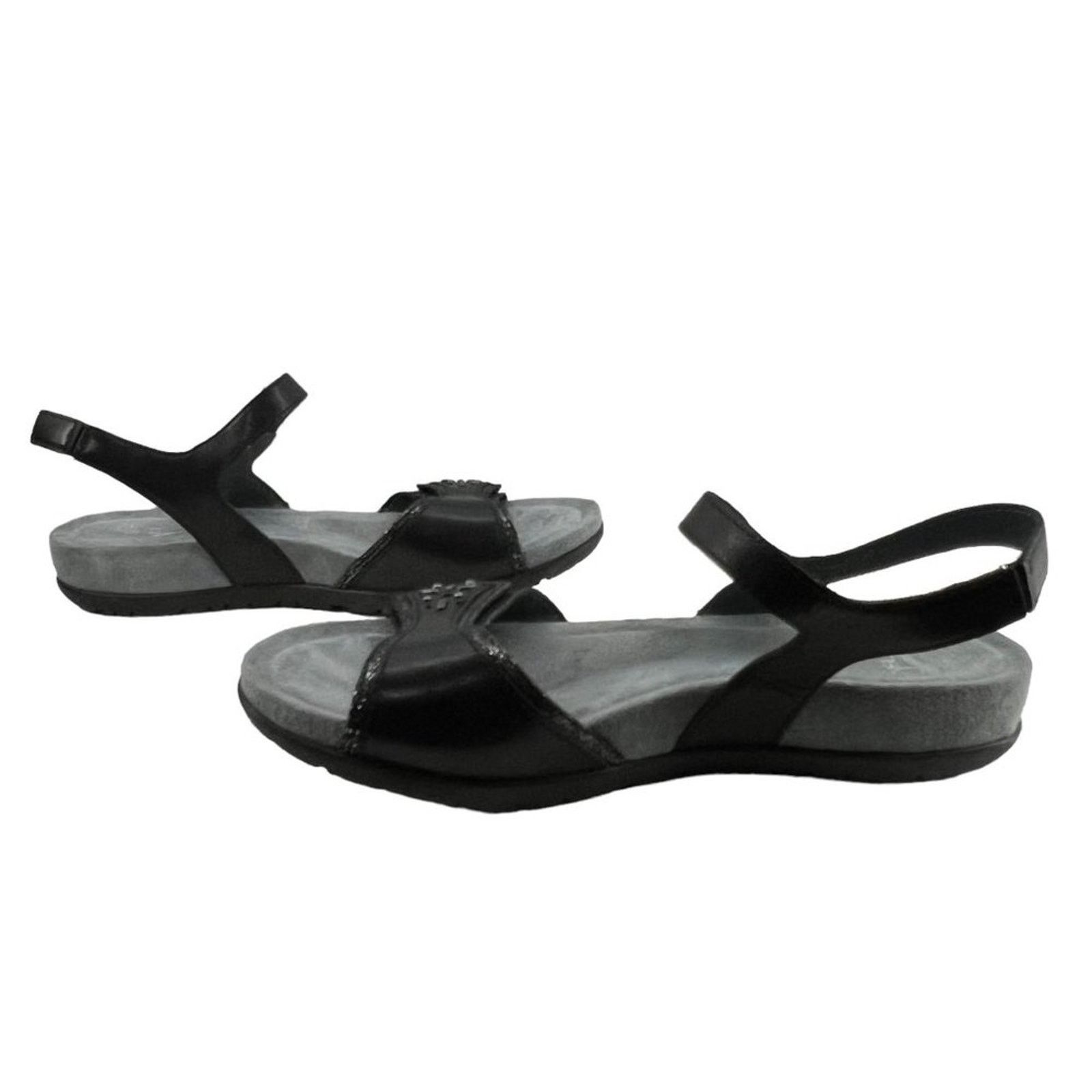 Dansko Dansko Blythe Black Leather Flat Sandals Size 36 Size US 6 / IT 36 - 9 Thumbnail