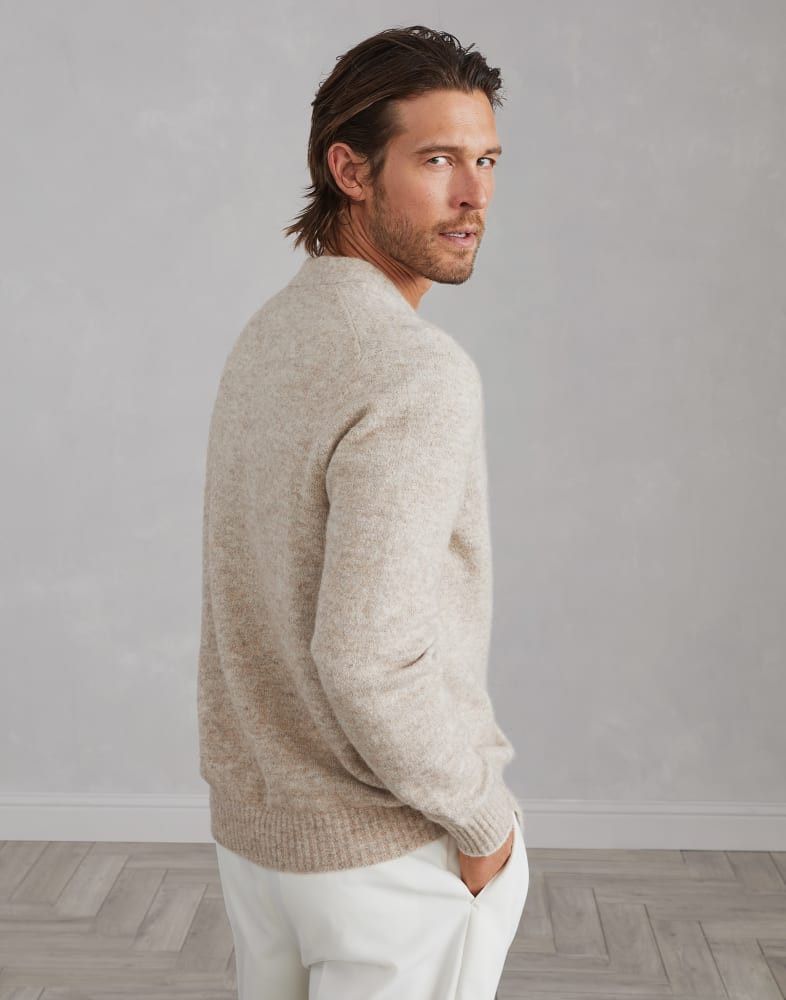 Brunello Cucinelli o1w1db10825 Cardigan in Beige Size US L / EU 52-54 / 3 - 4 Thumbnail