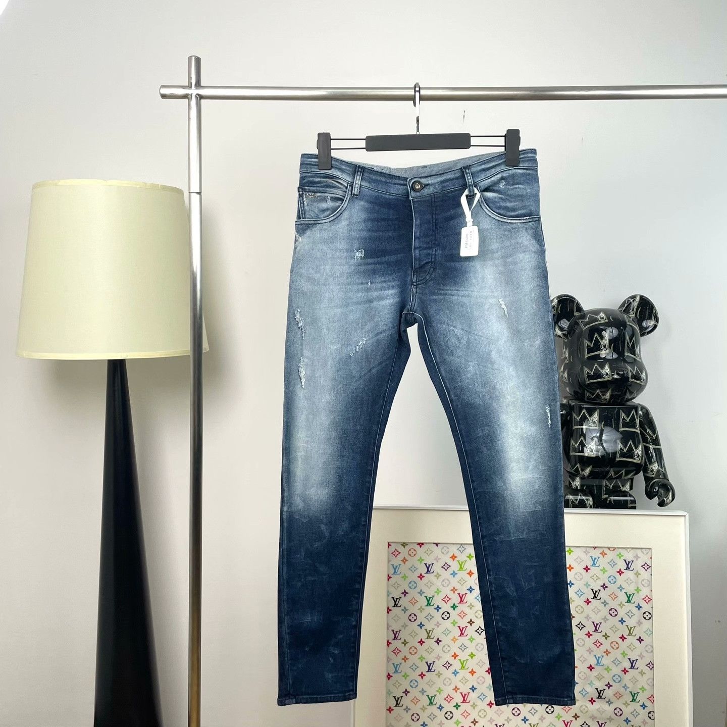 Armani Armani Denim White Denim Jeans 32 Men Size US 32 / EU 48 - 1 Thumbnail