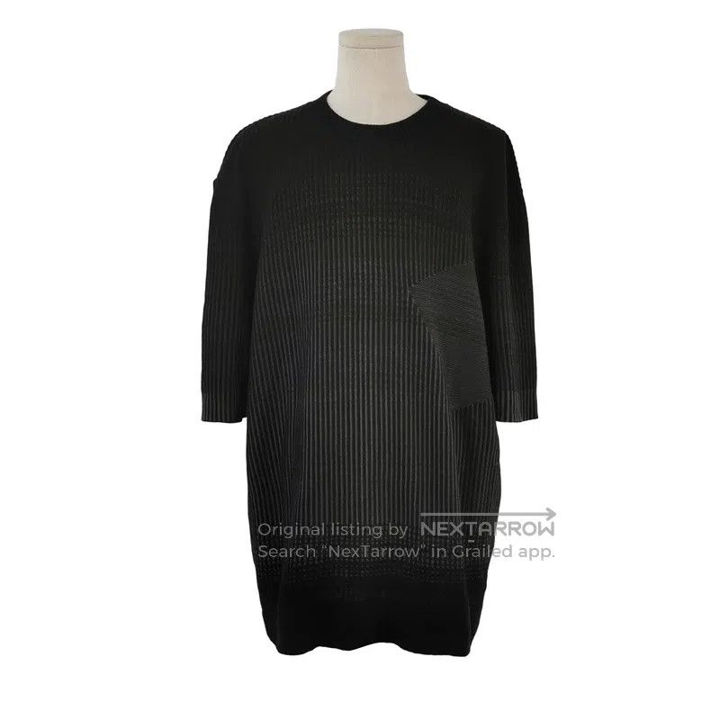 Hermes Hermes Pure cotton solid color round-neck knitwear Size L / US 10 / IT 46 - 1 Thumbnail