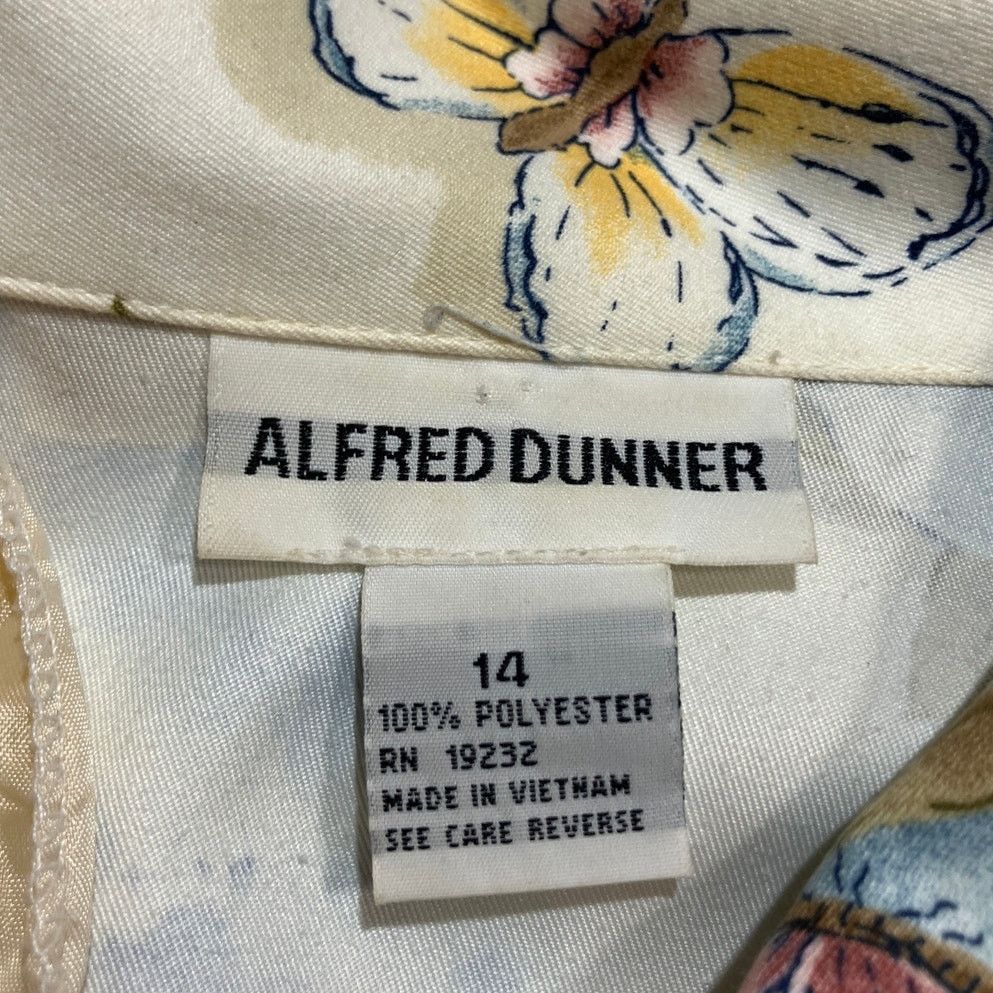 Other Alfred Dunner Vintage Butterfly Pastel Women Jacket 14 Size XL / US 12-14 / IT 48-50 - 3 Thumbnail