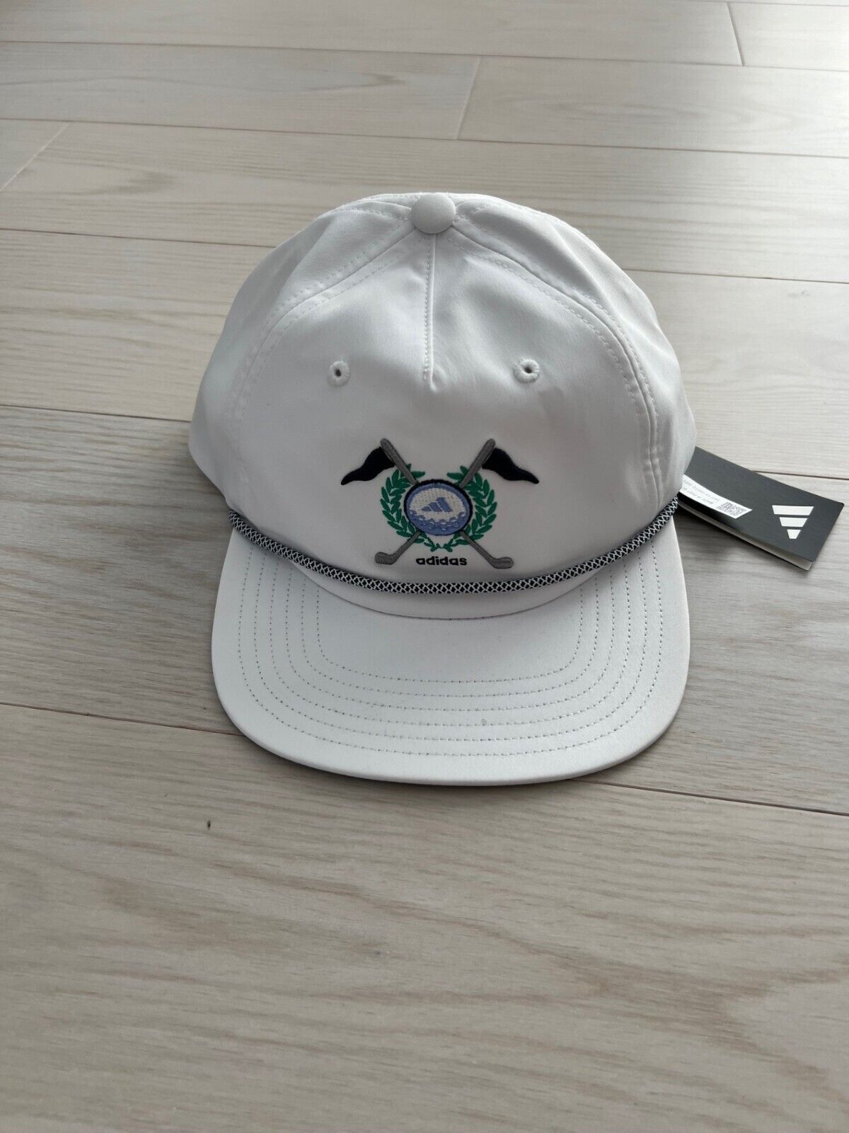Adidas Adidas HS5550 Retro 5-Panel Golf Cap Hat White ( One Size ) Size ONE SIZE - 2 Thumbnail