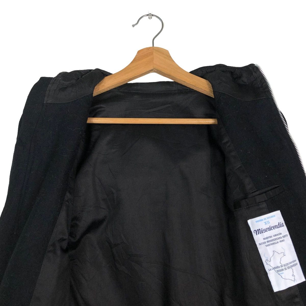 Hysteric Glamour 🔥VINTAGE CROPPED BIKER JACKET BONDAGE DESIGN MISERICODIA Size US XS / EU 42 / 0 - 15 Thumbnail