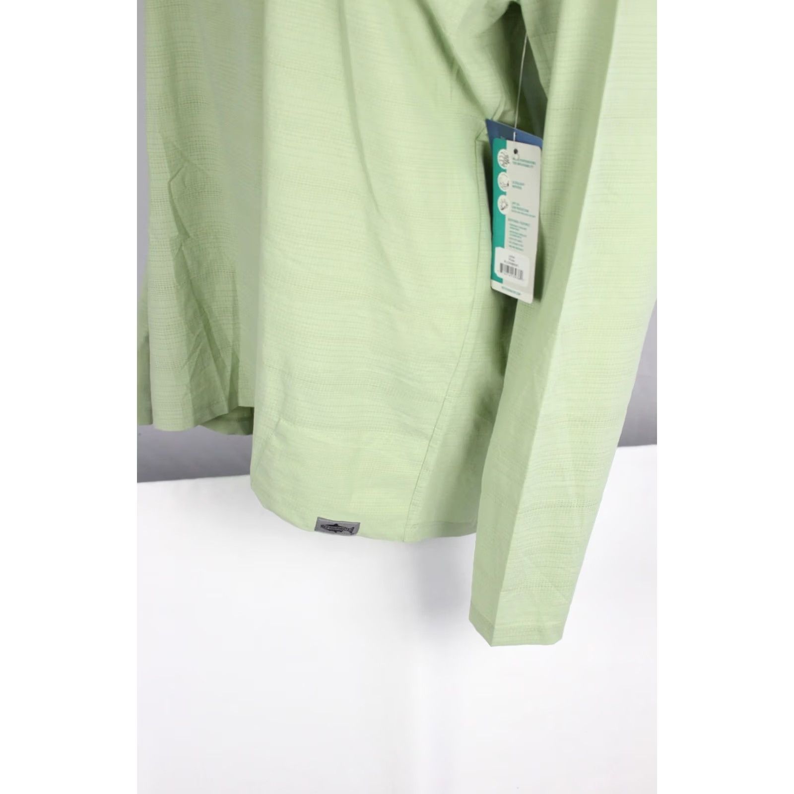 Vintage Rep Your Water Women's Flolite Sun Hoody Pullover L Green Breathable Lightweight 86% Polyester 14% Spandex Fishing Hoody Angler Outdoor Size L / US 10 / IT 46 - 4 Thumbnail