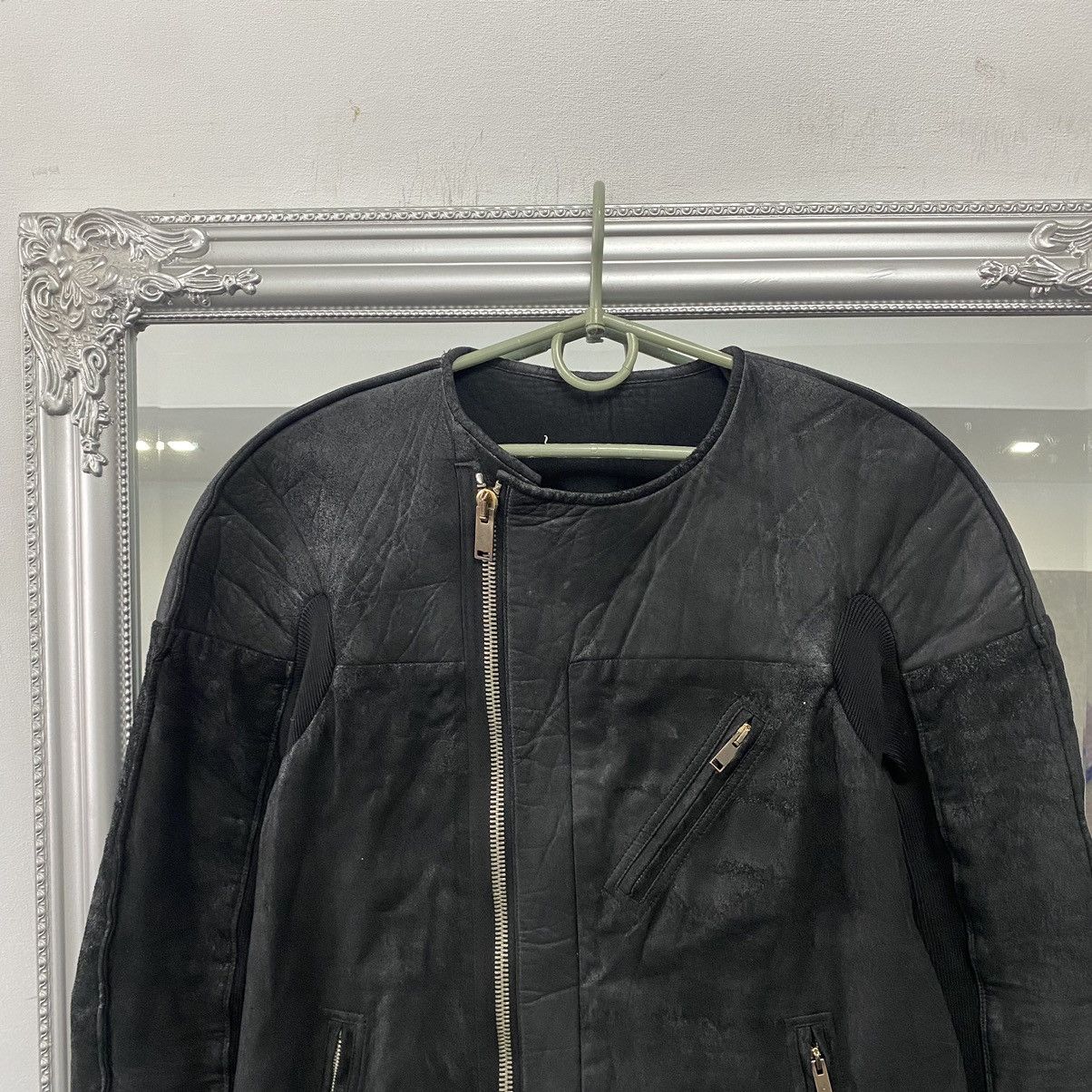 Rick Owens Rick Owens Jacket Suede Biker Size S / US 4 / IT 40 - 2 Thumbnail