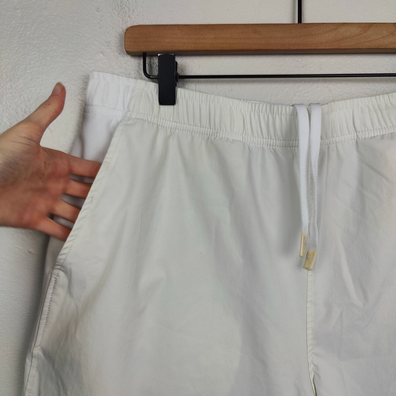 Other Sergio Tacchini Court Shorts Mens Large White Mesh Lined Size US 34 / EU 50 - 3 Thumbnail