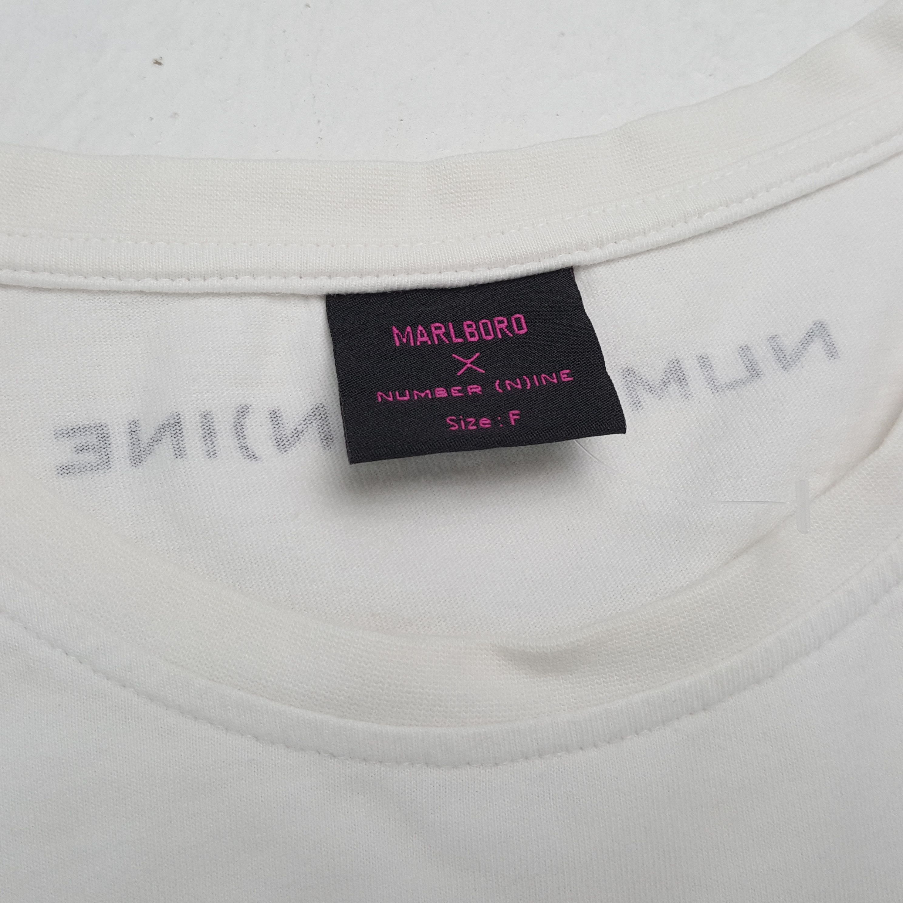 Marlboro × Number (N)ine × Vintage MARLBORO x NUMBER (N)INE Tshirt Japanese Brand Streetwear Size US L / EU 52-54 / 3 - 7 Thumbnail