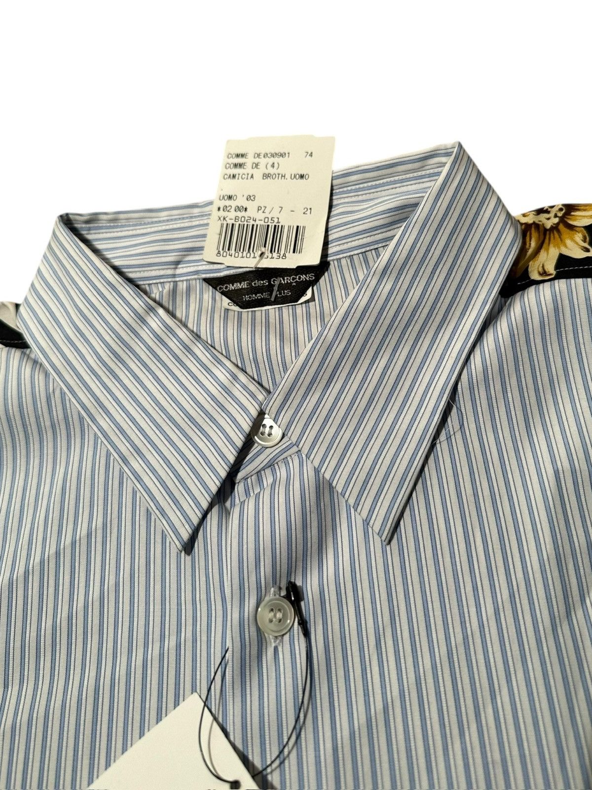 Comme des Garcons COMME des GARÇONS Homme Plus Hybrid Panel Shirt 2003 DS Size US L / EU 52-54 / 3 - 7 Thumbnail