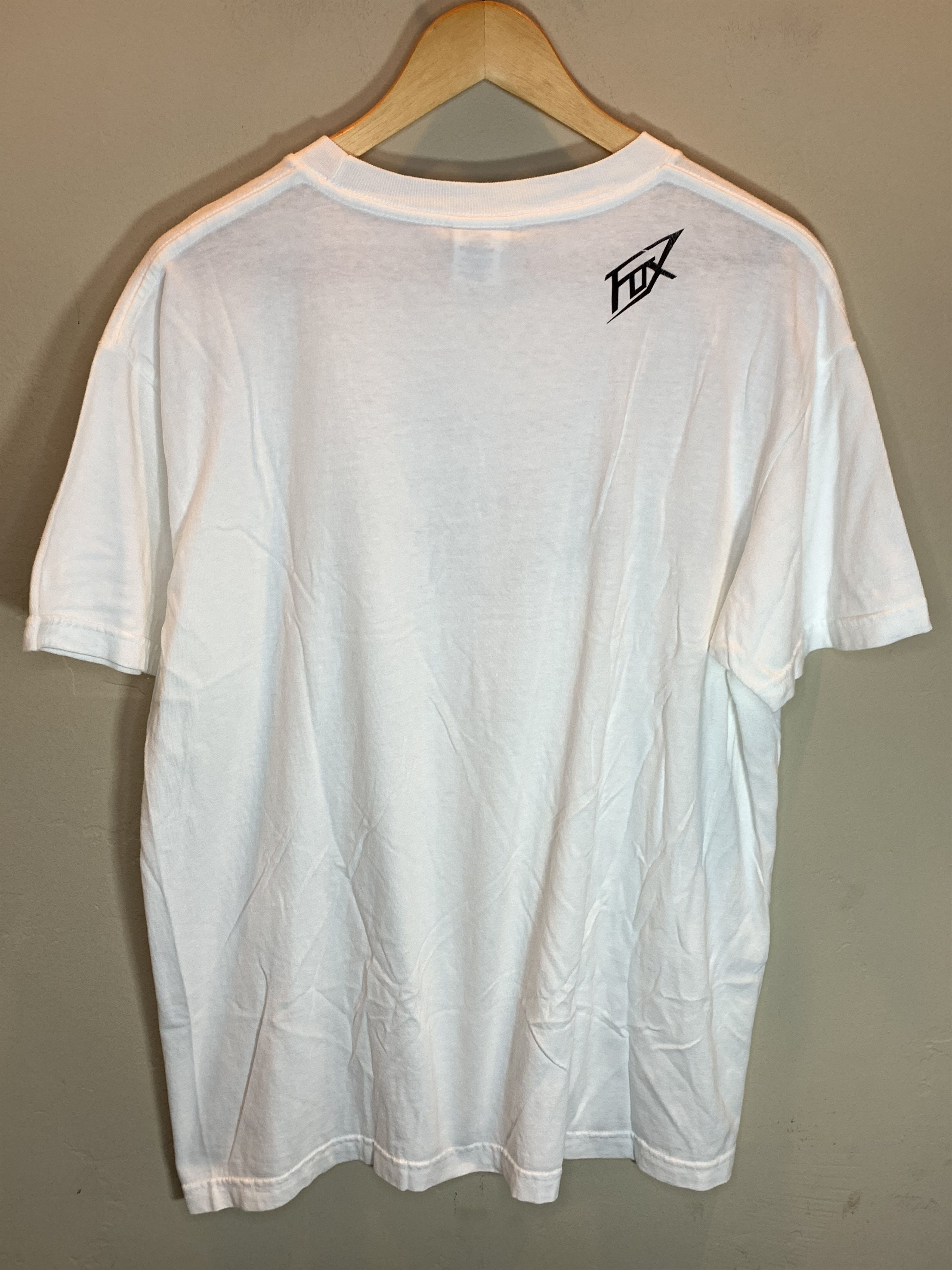 Fox Racing *RARE* Vintage Fox Racing Head Logo Moto Biker T-Shirt Size US L / EU 52-54 / 3 - 3 Thumbnail