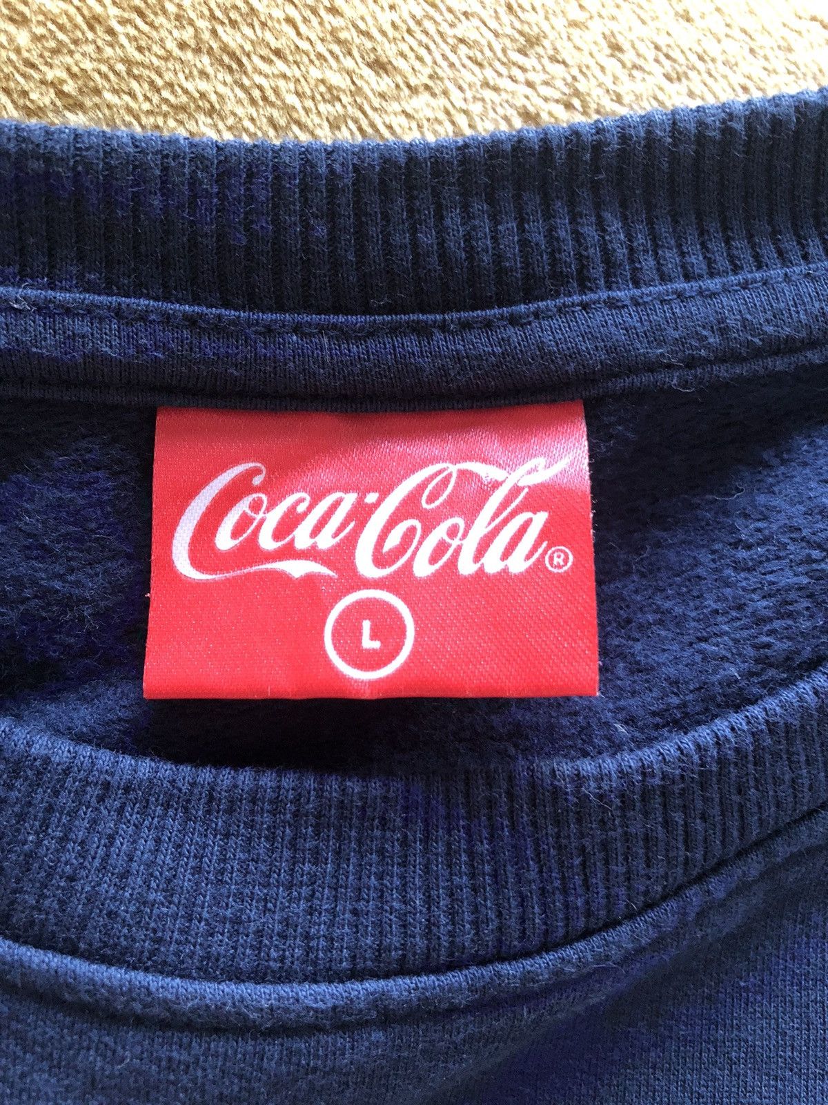 Coca Cola × Vintage COCA COLA VINTAGE CRENWECK SWEATSHIRT Size US L / EU 52-54 / 3 - 3 Thumbnail