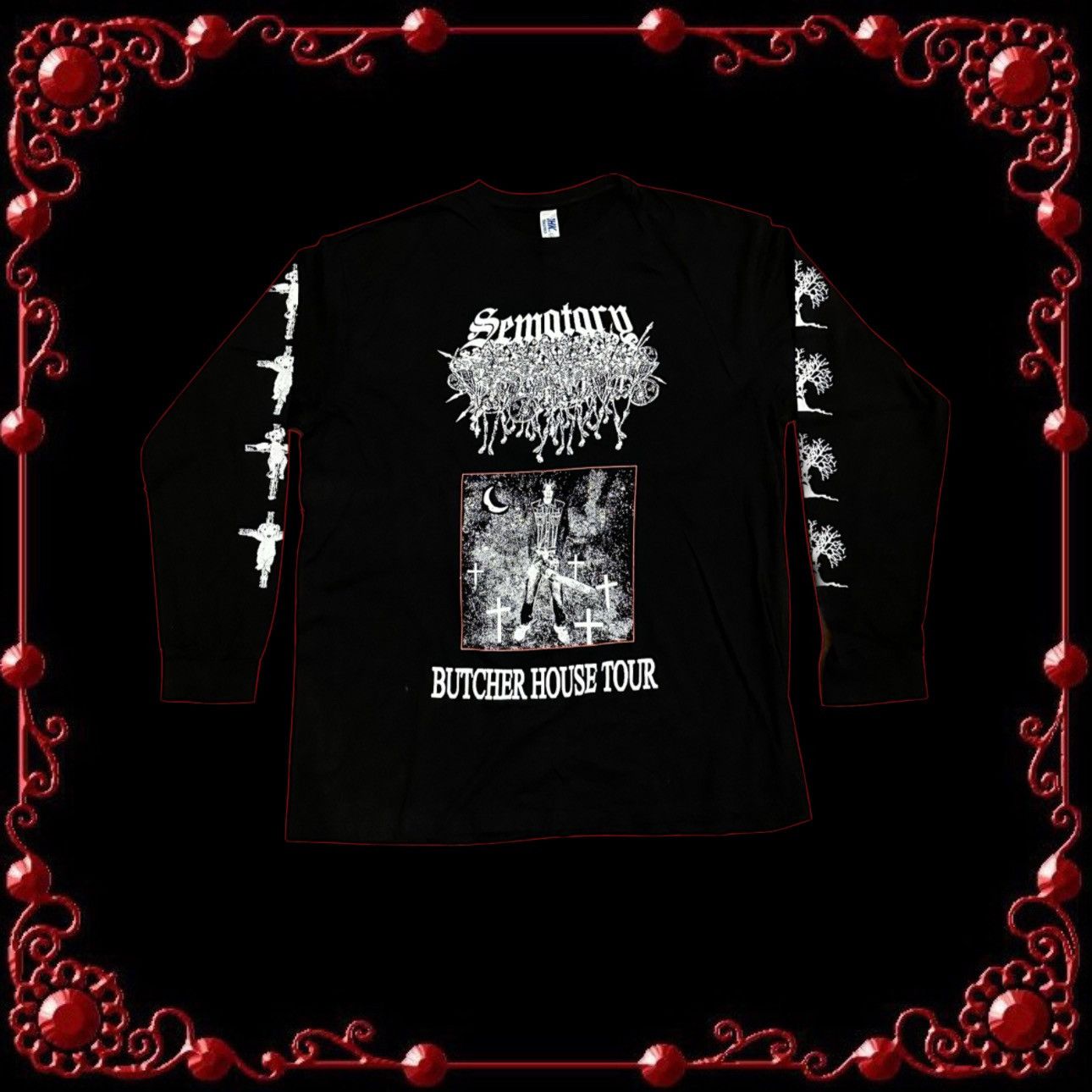 Band Tees sematary 2023 tour longsleeve Size US L / EU 52-54 / 3 - 1 Thumbnail