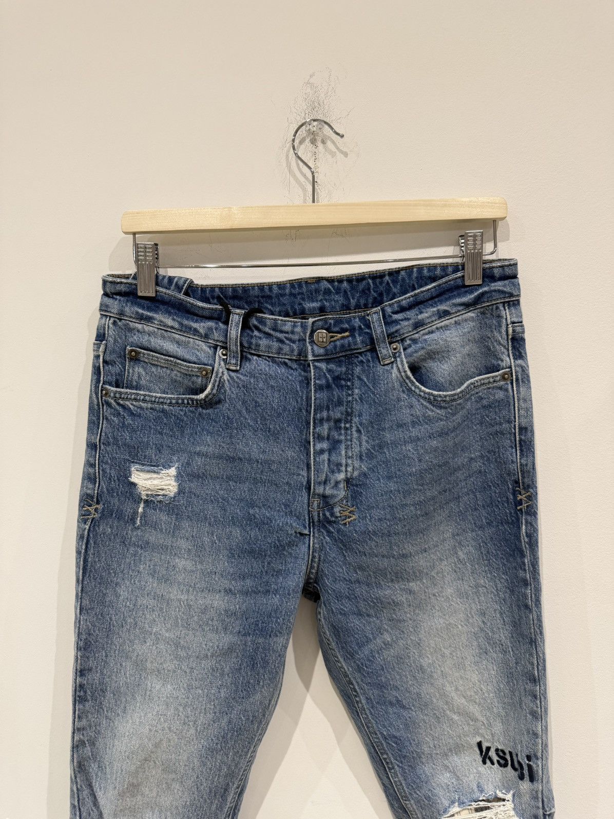 Ksubi Ksubi Chitch Self Repair Jeans Size: 32 Size US 32 / EU 48 - 3 Thumbnail