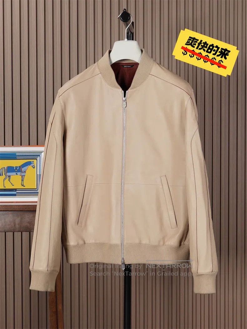 Hermes Men's Runway Leather Jacket