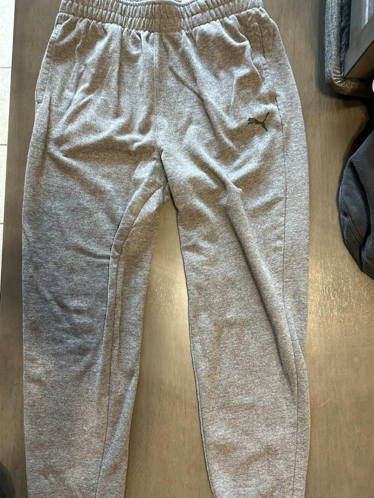 Puma Puma Sweatpants XL Gray Fleece Logo Size 40" / US 18 - 3 Thumbnail