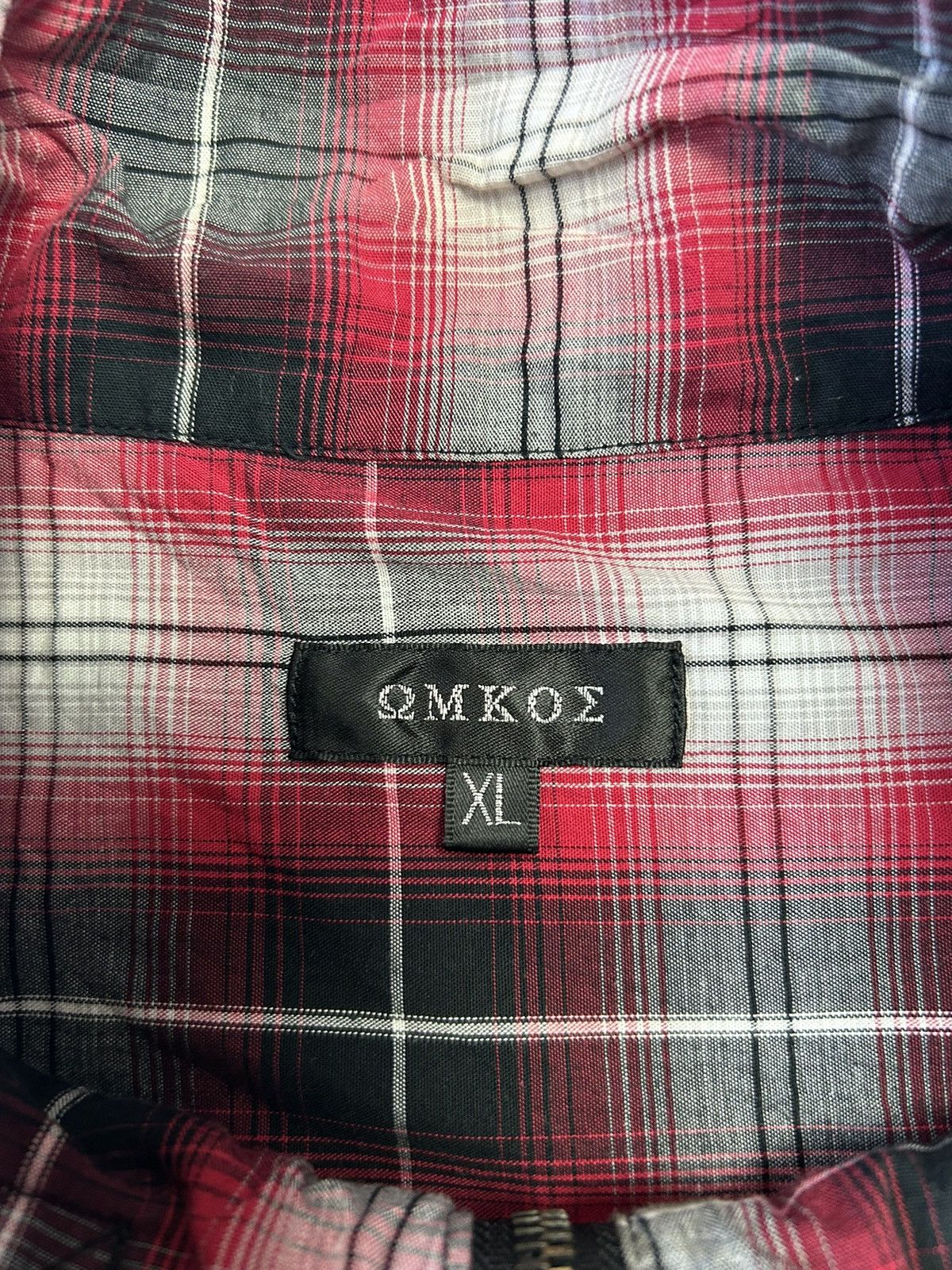 Japanese Brand OMKOE PLAID VEST Size US XL / EU 56 / 4 - 4 Thumbnail