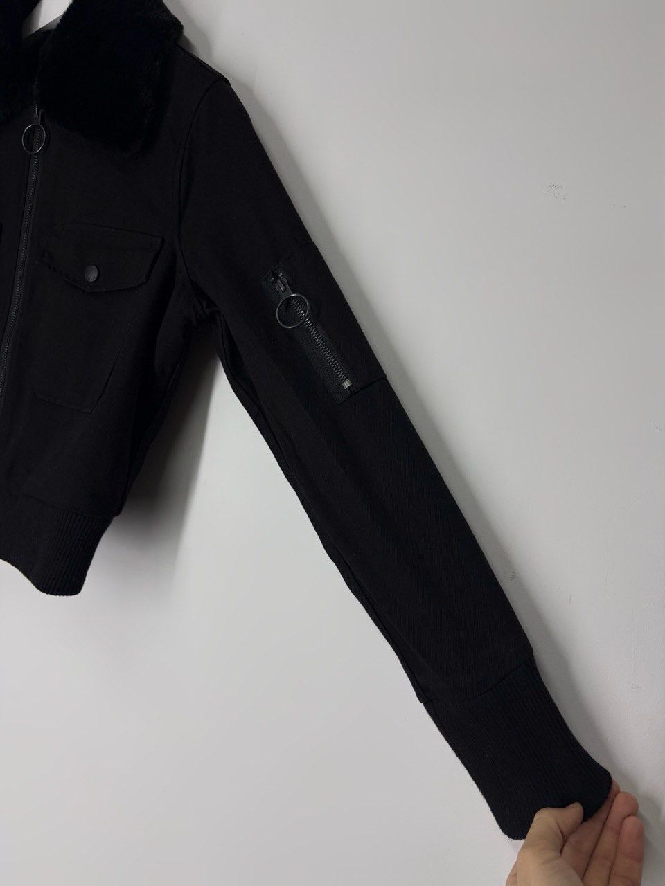Allsaints All Saints North Denim Jacket Faux Fur Collar & Lining Size S / US 4 / IT 40 - 11 Thumbnail