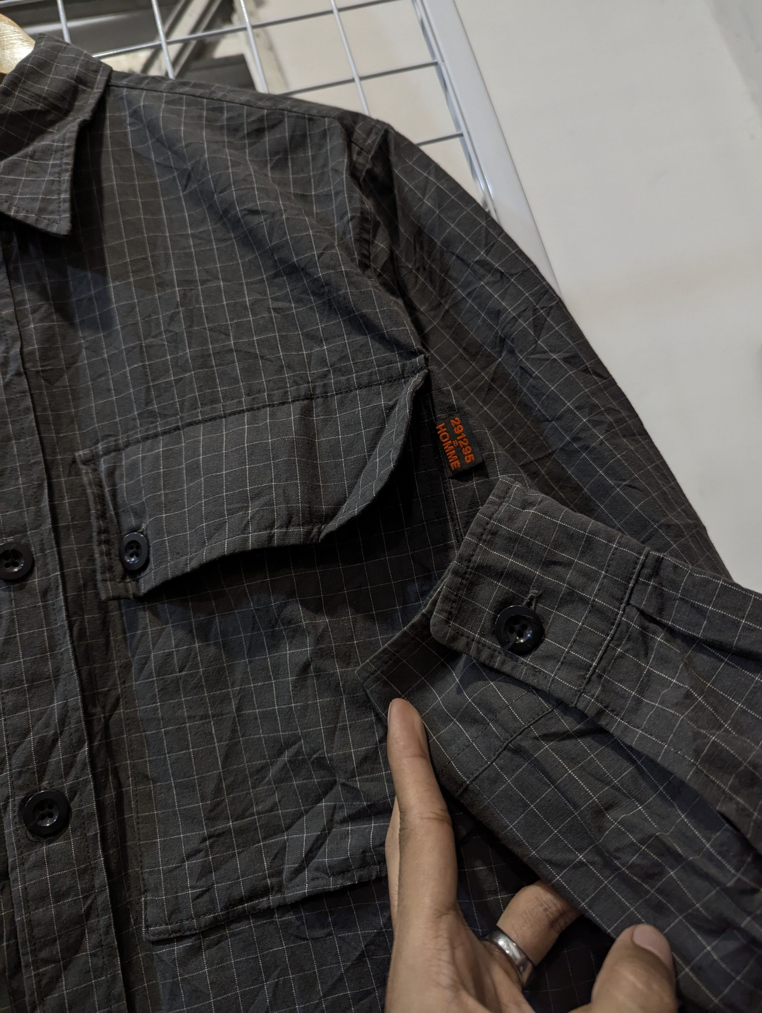 If Six Was Nine × Japanese Brand × Le Grande Bleu (L.G.B.) 291295 = HOMME Big Pocket Work Shirt Size US L / EU 52-54 / 3 - 4 Thumbnail