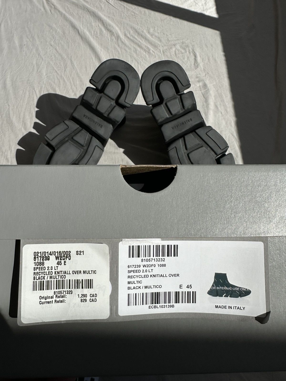 Balenciaga Balenciaga Speed Runners Size US 12 / EU 45 - 6 Thumbnail