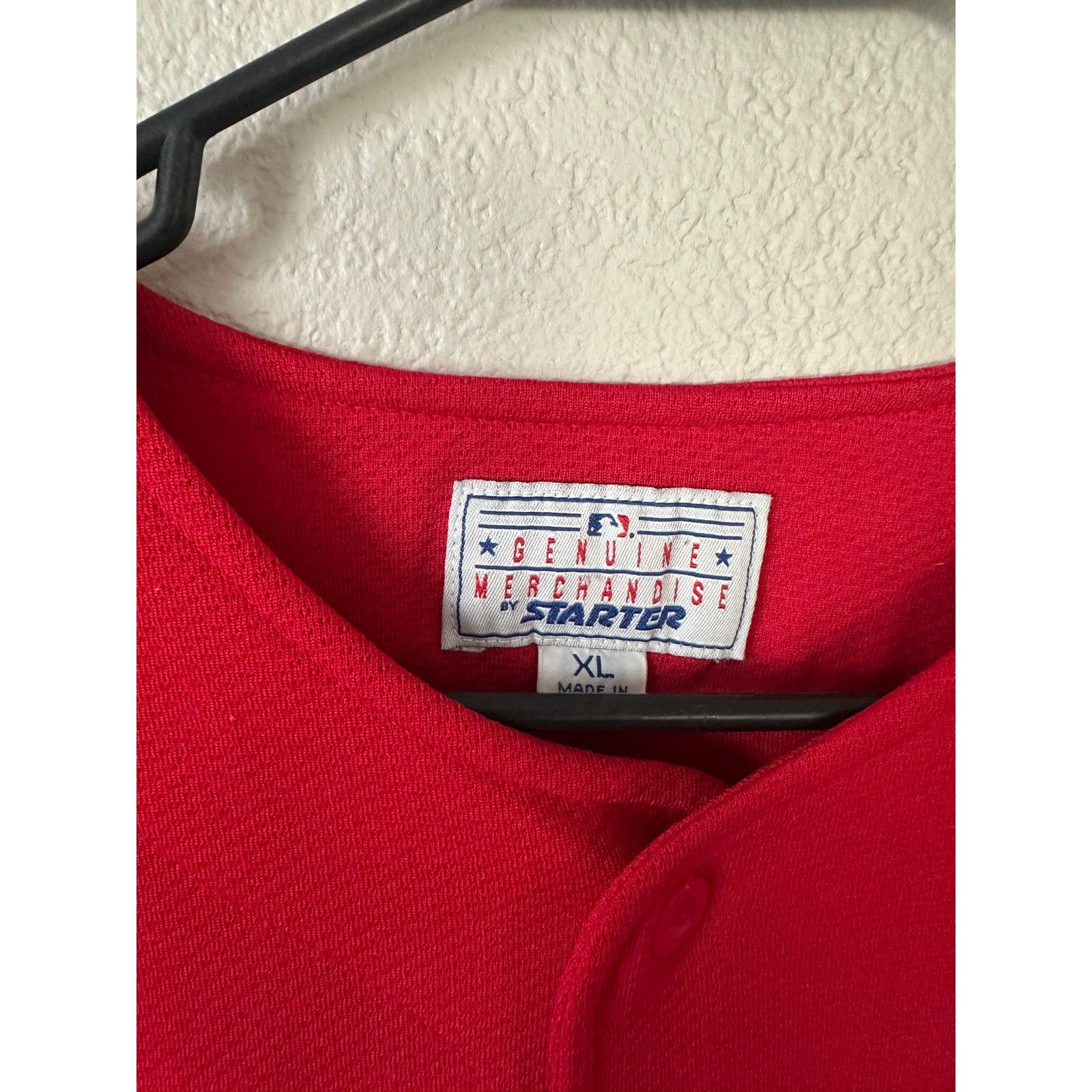 MLB × Starter × Vintage Vintage 1990s Starter Cleveland Indians Jersey - XL Size US XL / EU 56 / 4 - 4 Thumbnail