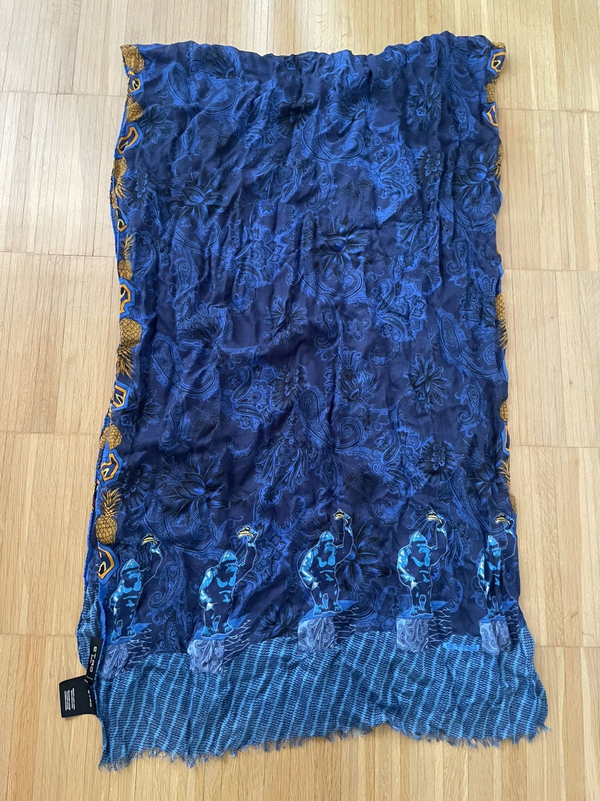 Etro Cashmere Skarf Size 38 - 2 Thumbnail