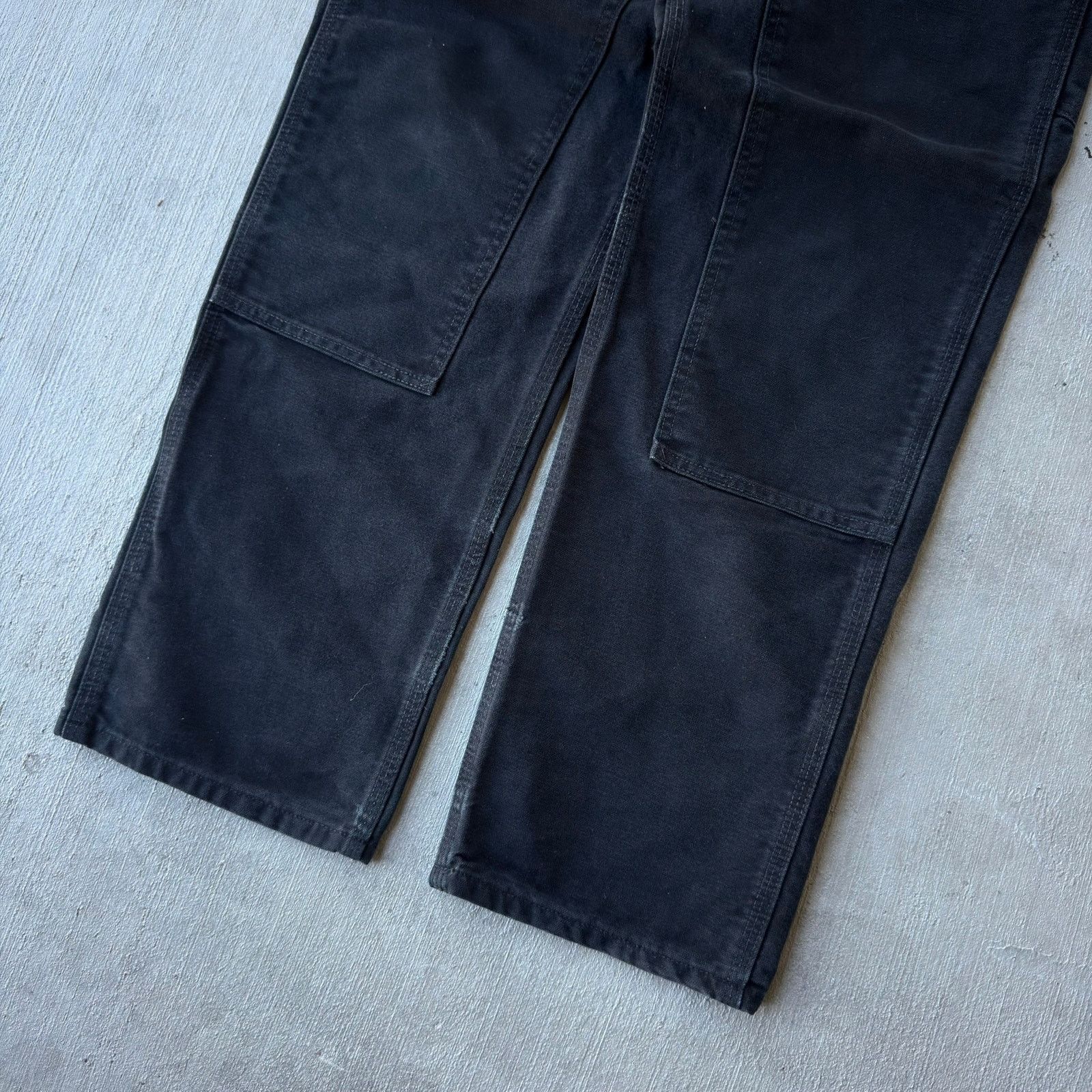Carhartt × Vintage Carhartt black double knee work wear carpenter pants Size US 29 - 3 Thumbnail