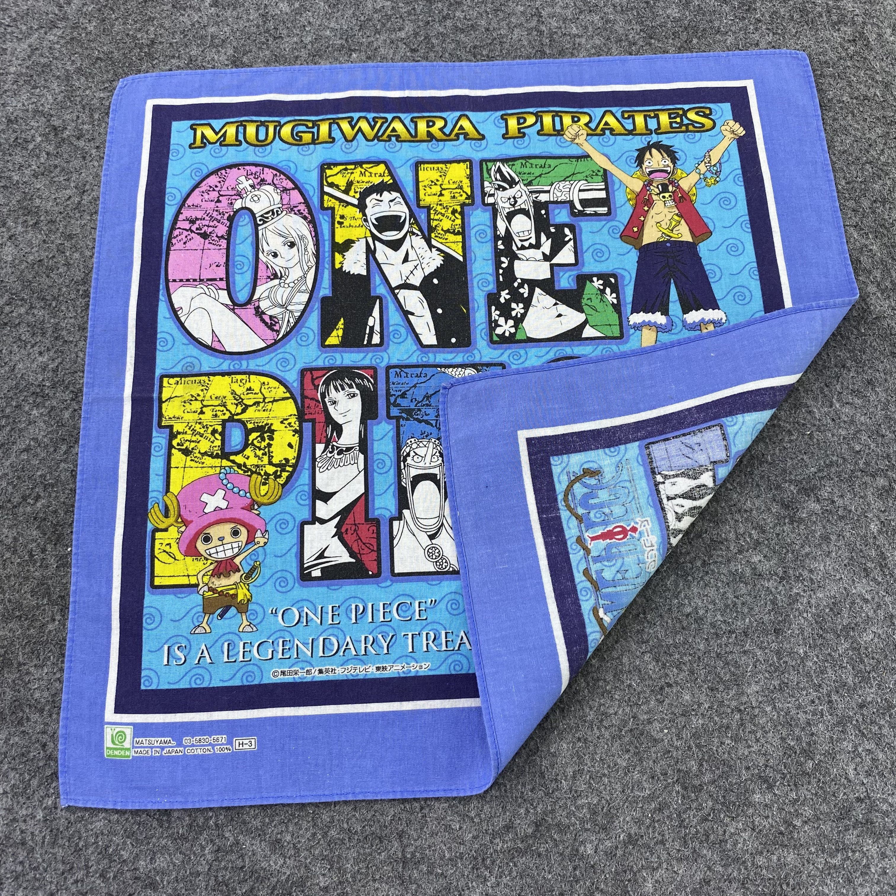 Anime ONE PIECE by Matsuyama Made Japan Handkerchief Bandana-B1442 Size ONE SIZE - 5 Thumbnail