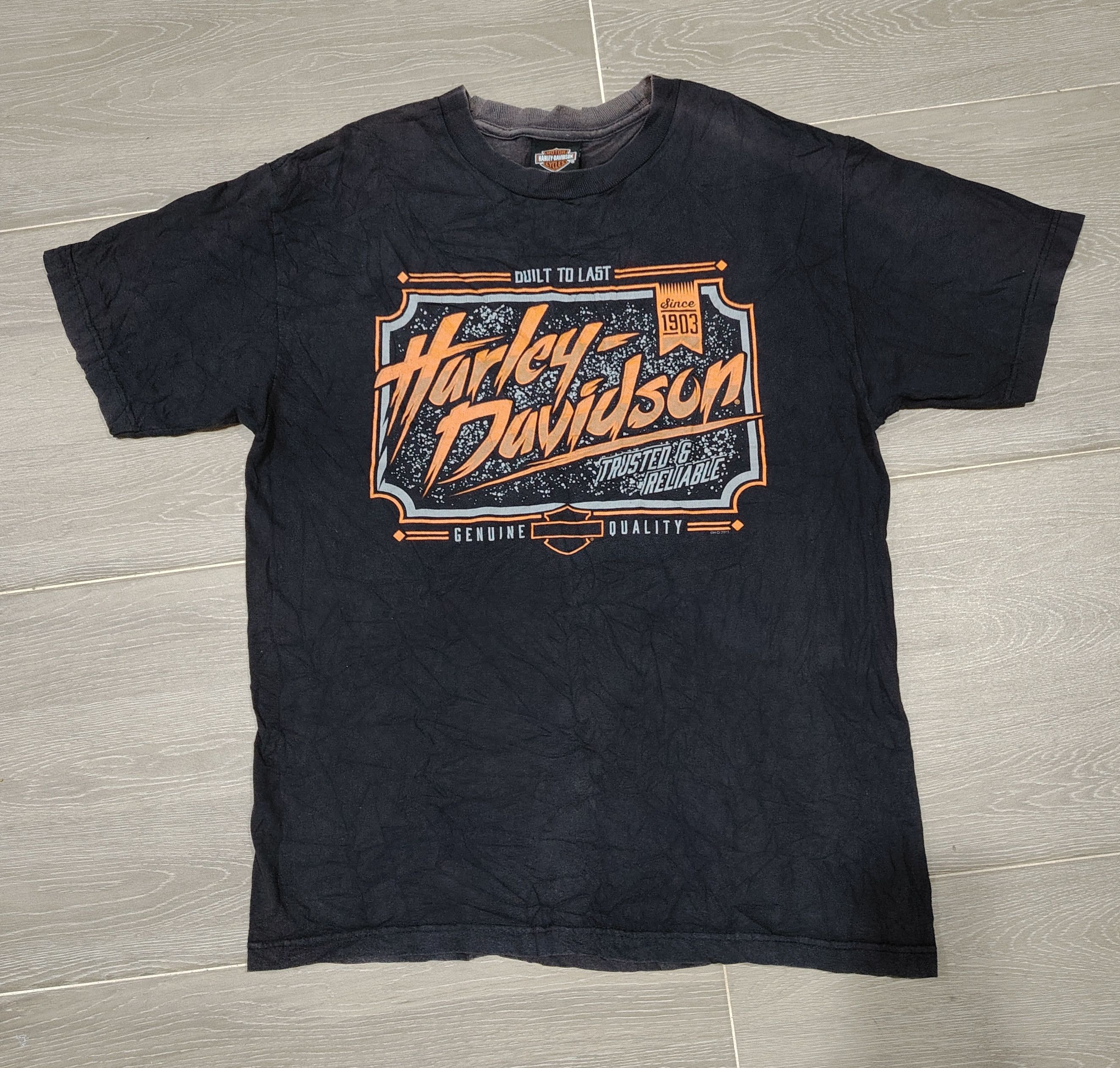Harley Davidson Vintage Harley Davidson Praha Faded T-Shirt Size US M / EU 48-50 / 2 - 1 Thumbnail