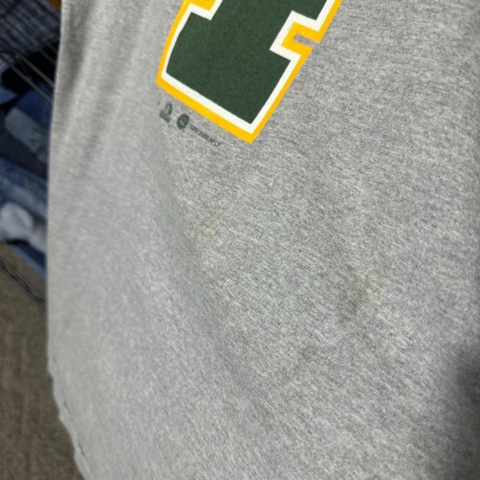 All Sport Vintage Y2K Brett Favre Green Bay Packers Jersey Tee Shirt Size US XL / EU 56 / 4 - 4 Thumbnail