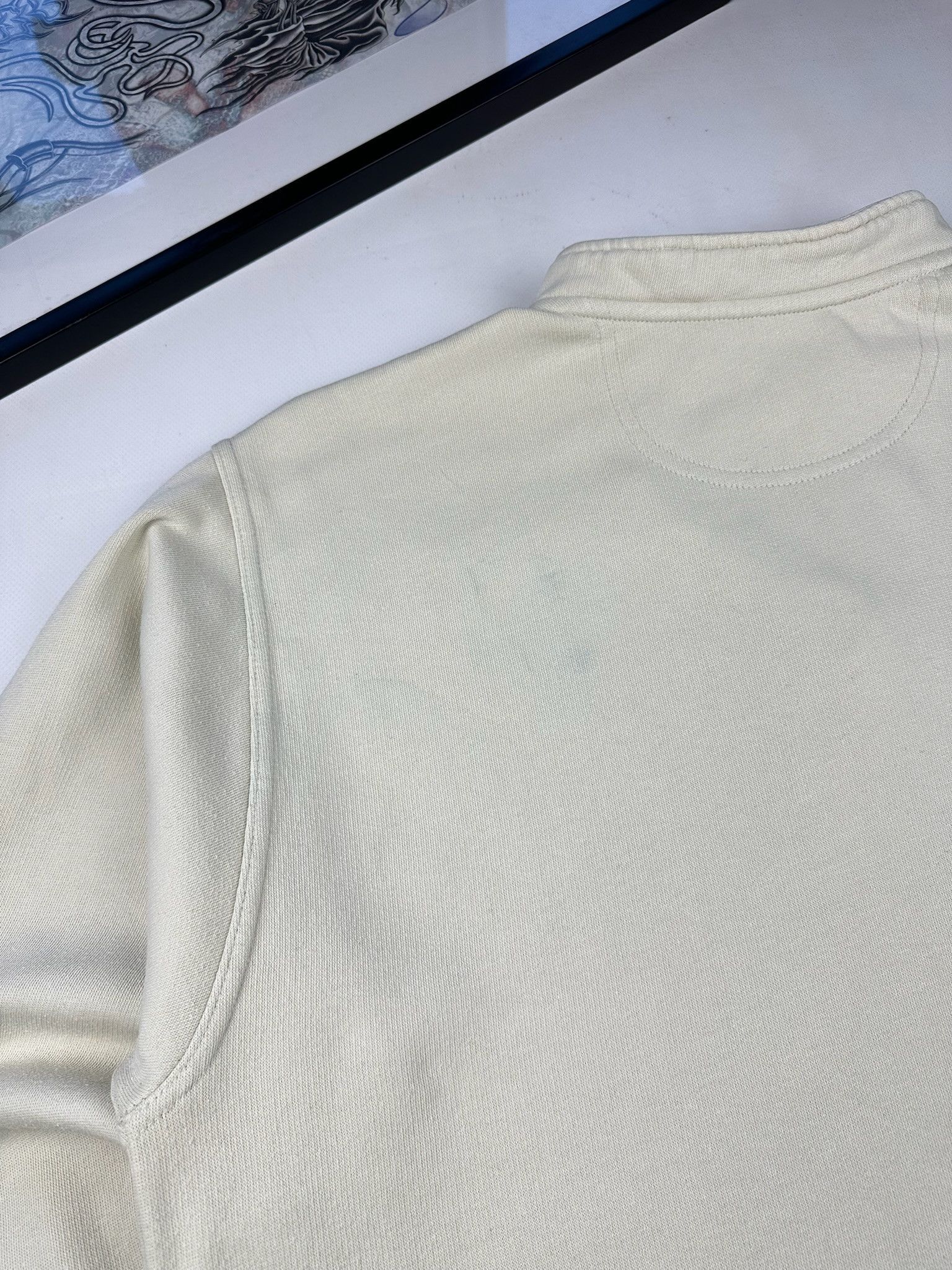 Nike Vintage y2k Nike Cream Beige Sweatshirt Size US M / EU 48-50 / 2 - 8 Thumbnail