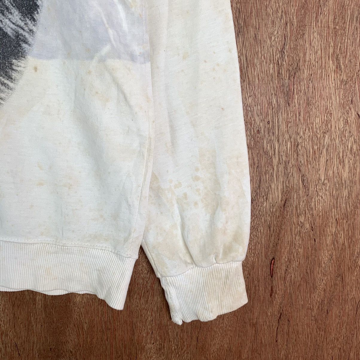 Japanese Brand × Vintage Wolf Distressed Faded sweater (very rare item)#K01570 Size US M / EU 48-50 / 2 - 4 Thumbnail