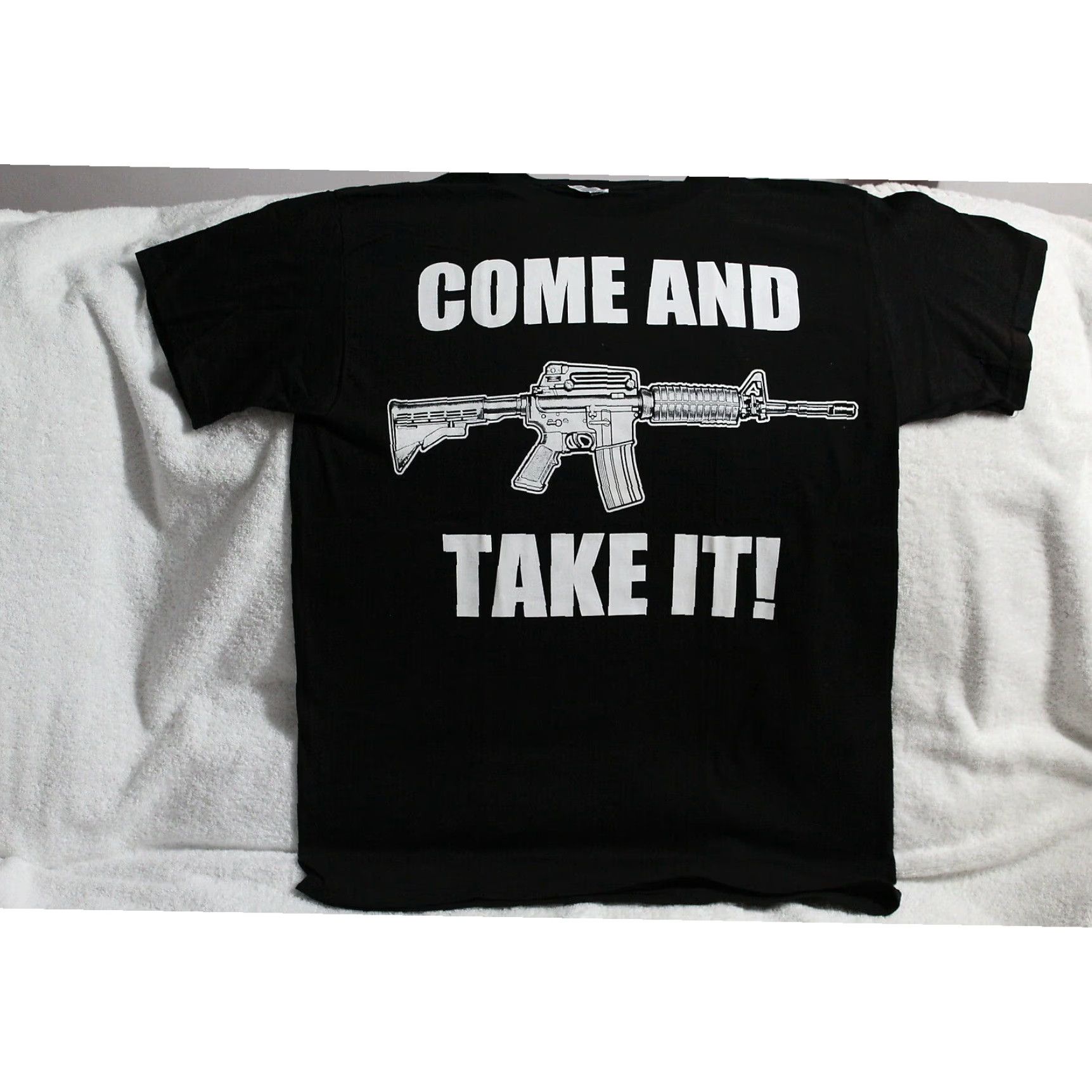 Vintage Gun Rights 2nd Amendment Mens Extra Large XL Black T Shirt Size US L / EU 52-54 / 3 - 1 Thumbnail