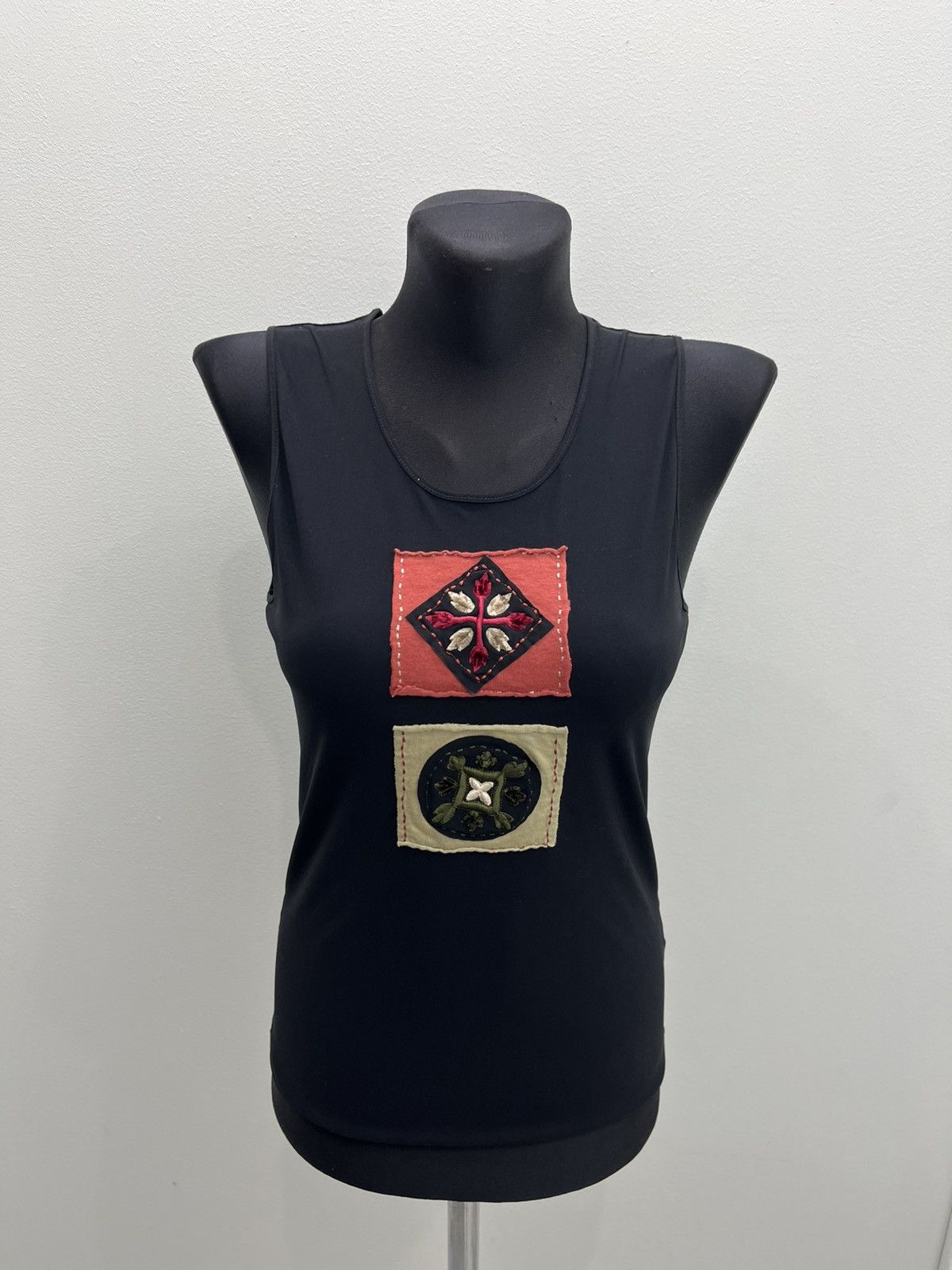 Marithe + Francois Girbaud Marithe + Francois Girbaud Elastic Stretch Top Tee Size M / US 6-8 / IT 42-44 - 1 Thumbnail